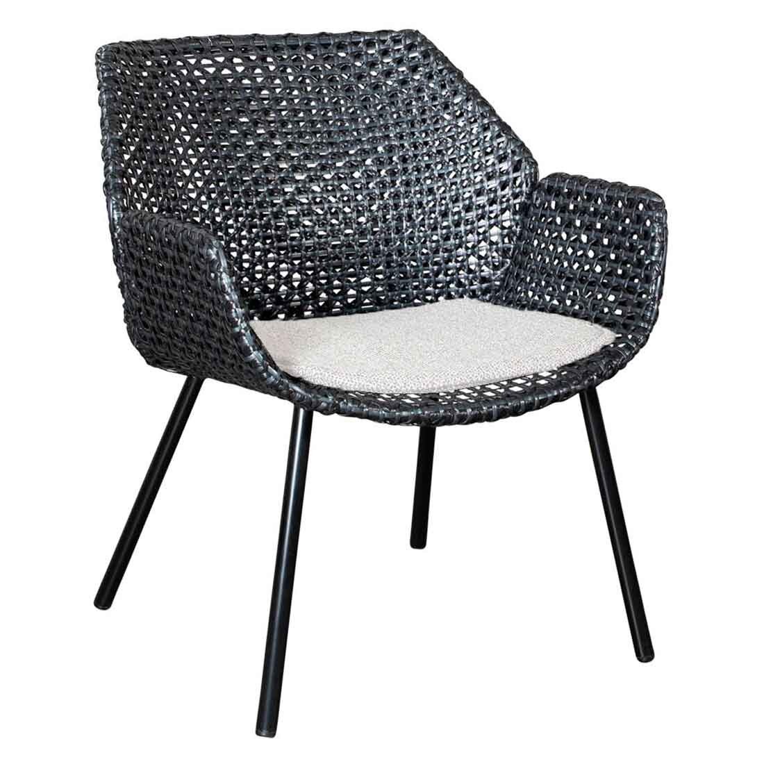 Cane-Line Vibe Loungesessel Stahl/Geflecht