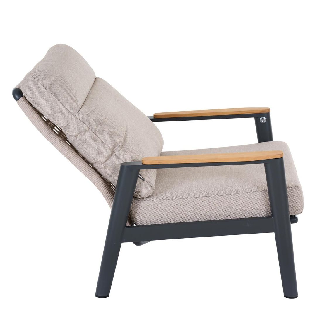 Siena Garden Cortina Loungesessel verstellbar Aluminium/Rope/Polypropylen