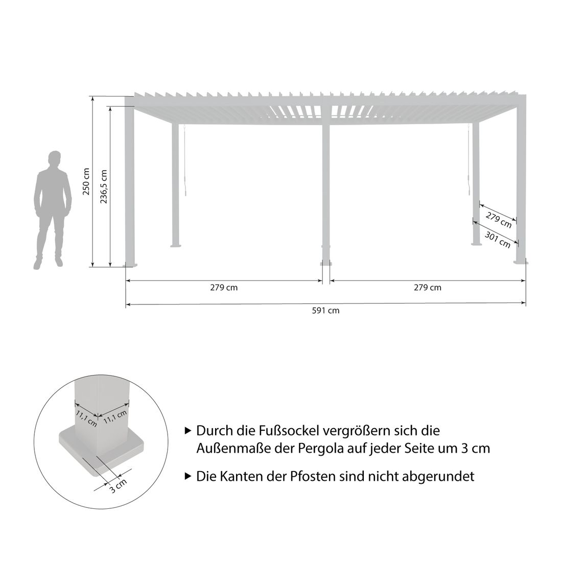 Mirador Classic Gartenpergola