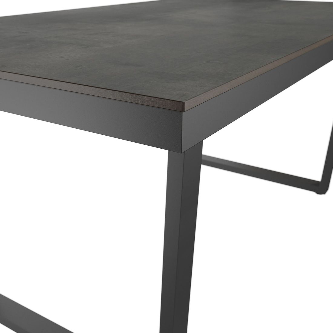 OUTLIV. Gartentisch 160x90cm Edelstahl/HPL Gerade Kante