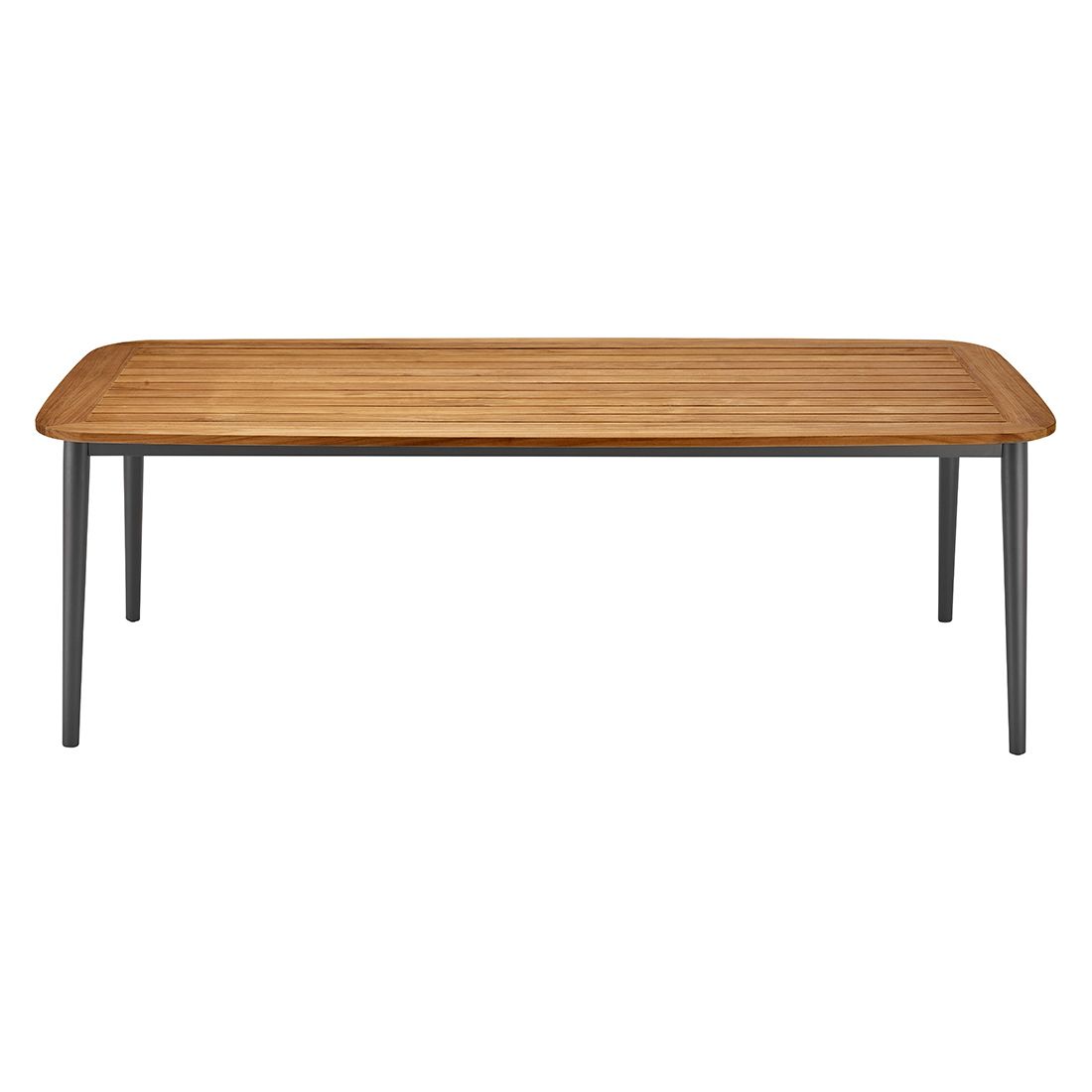 Solpuri Charlie Gartentisch 230x100 cm Aluminium/Teak