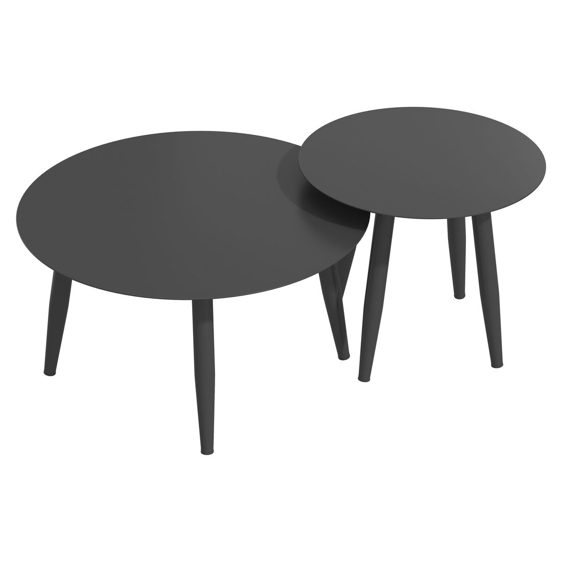 OUTLIV. Alex Loungetisch 2-tlg. Aluminium