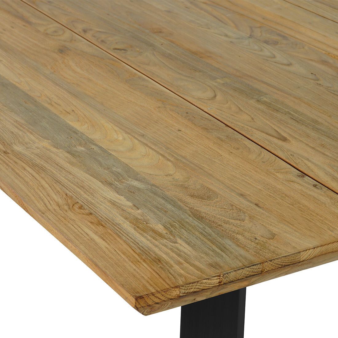 OUTLIV. Orleans Gartentisch Edelstahl/Teak recycelt