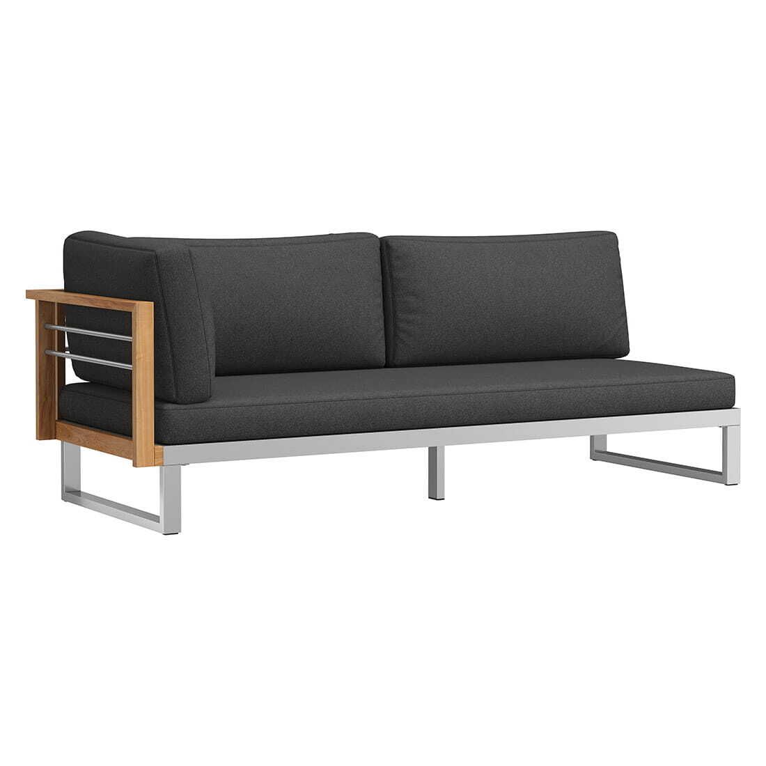 OUTLIV. Hawaii Ecklounge inkl. Loungetisch Edelstahl/Spun Polyester