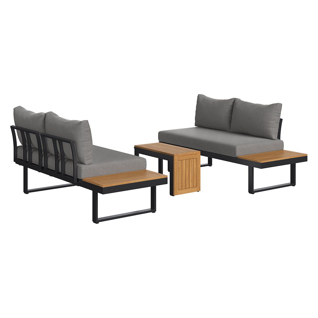 OUTLIV. Alpha Ecklounge inkl. Loungetisch Aluminium/Polyester
