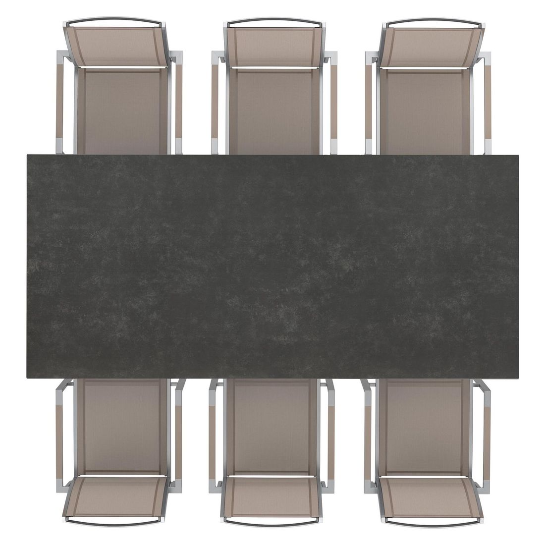 OUTLIV. Oviedo Gartenmöbel-Set L (6 Plätze) Tisch 220x100cm