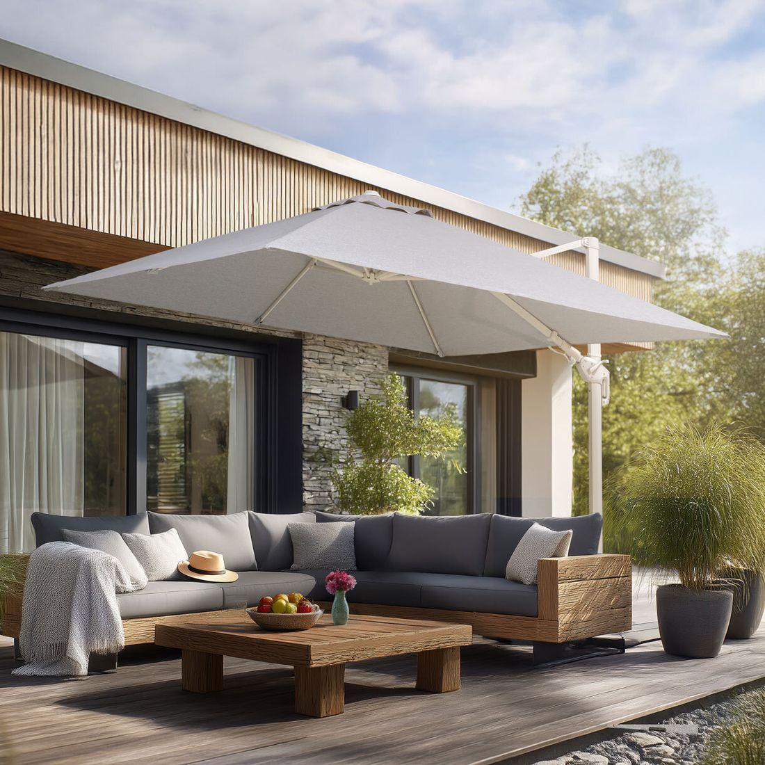 Schneider Rhodos Twist Comfy Ampelschirm 300x300cm