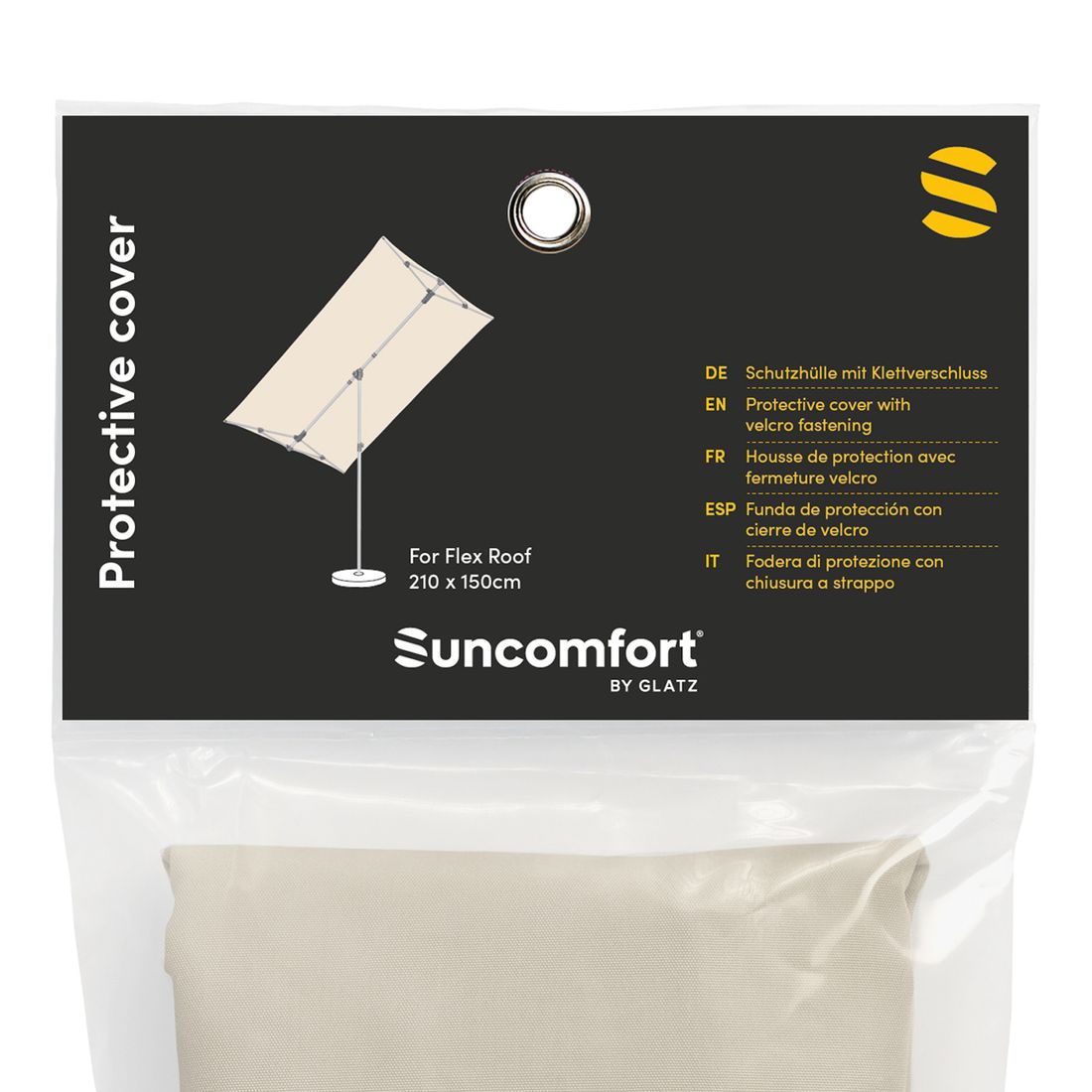 Suncomfort Flex-Roof Mittelstockschirm Schutzhülle