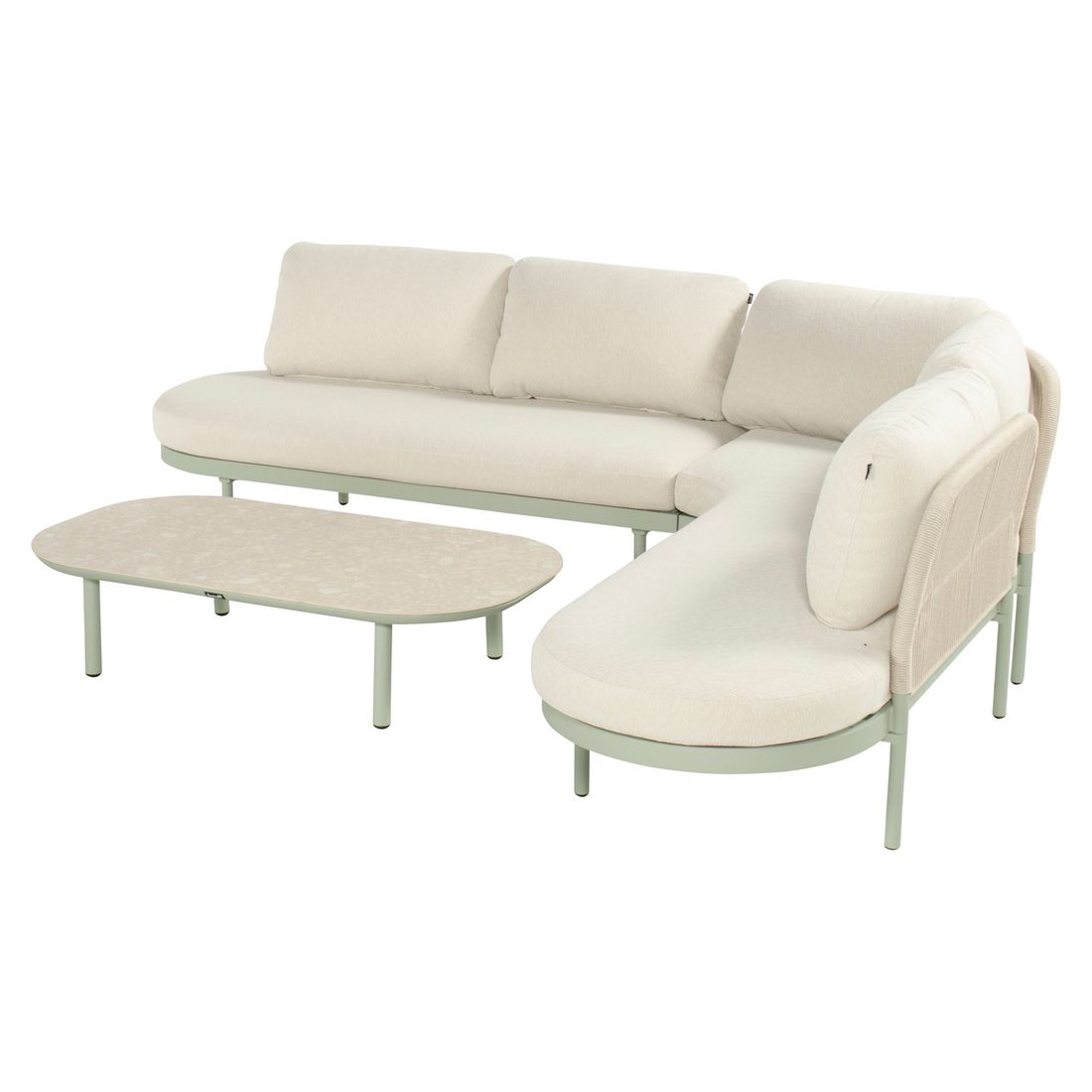 Hartman Bilboa Ecklounge inkl. Loungetisch Aluminium/Rope/Polyester