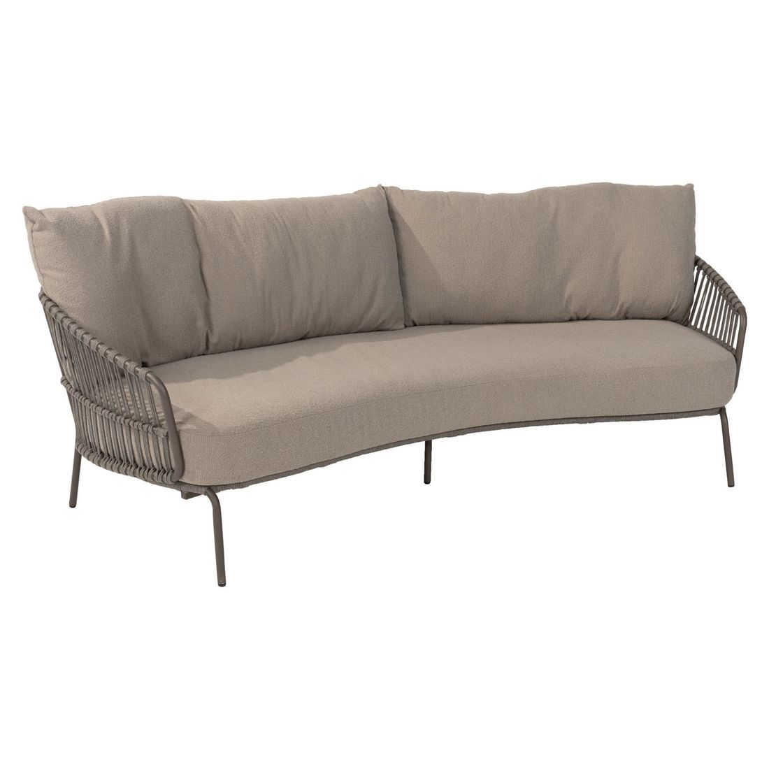4Seasons Capalbio Loungeset inkl. Loungetisch Edelstahl/Rope/Olefin