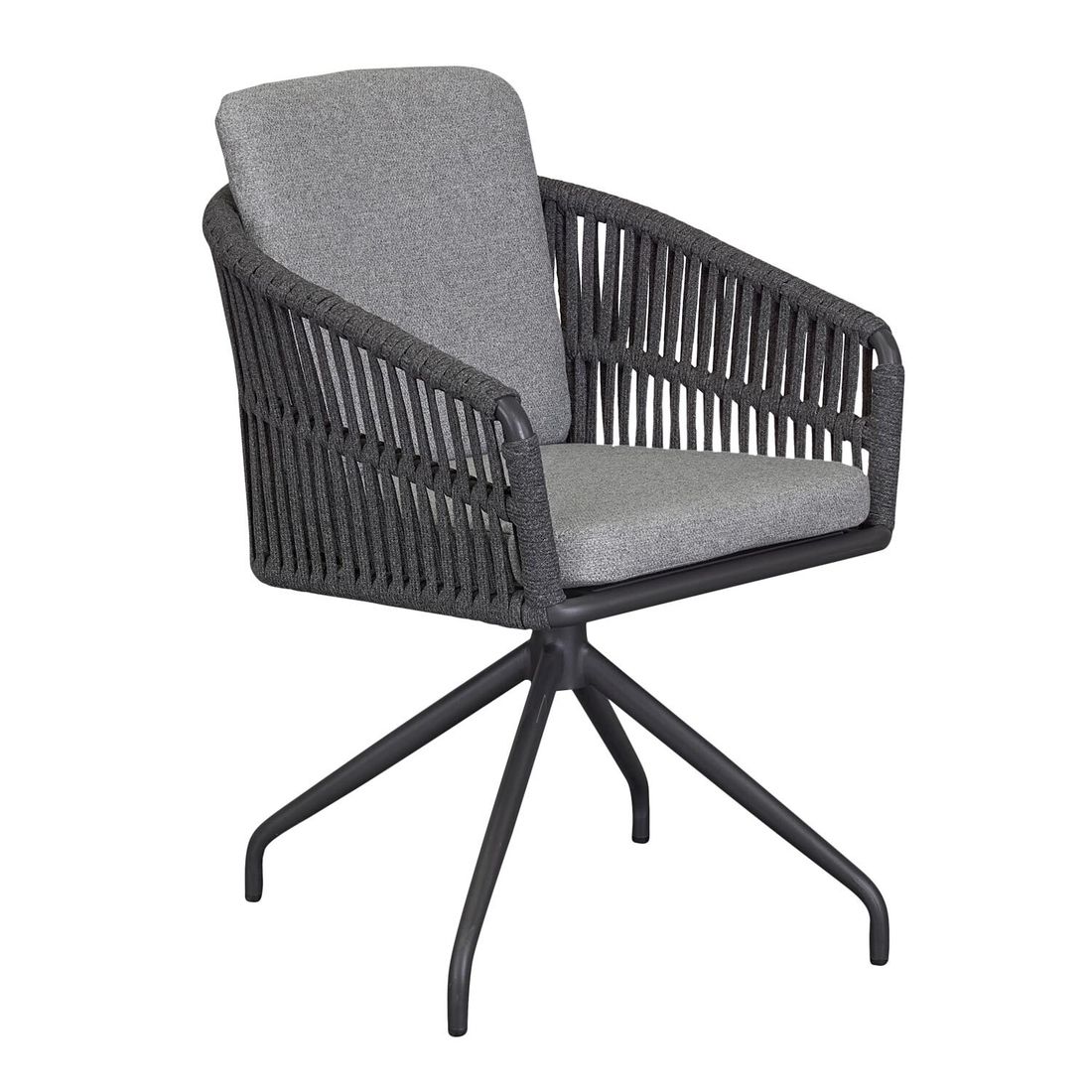 LC Garden Genua Gartensessel drehbar Aluminium mit Sitz- und Rückenkissen