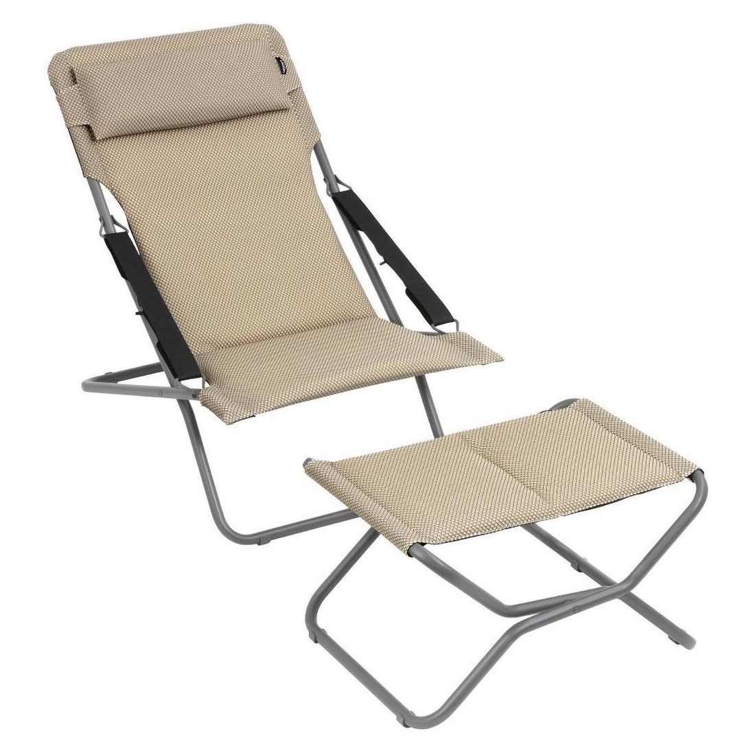 Lafuma Transabed Liegestuhl verstellbar Stahl/BeComfort