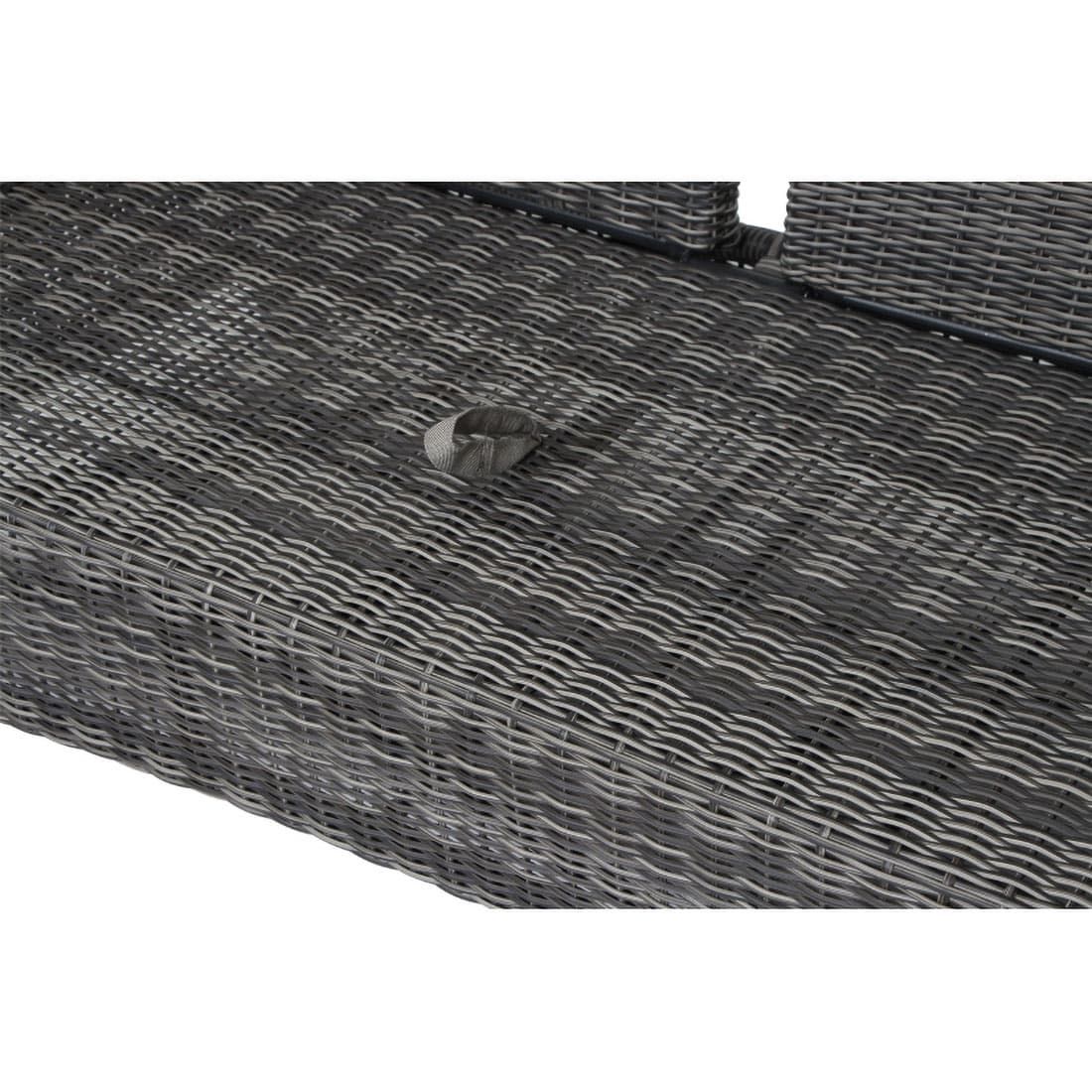 Siena Garden Corido Diningsofa verstellbar Gardino-Geflecht/Polypropylen