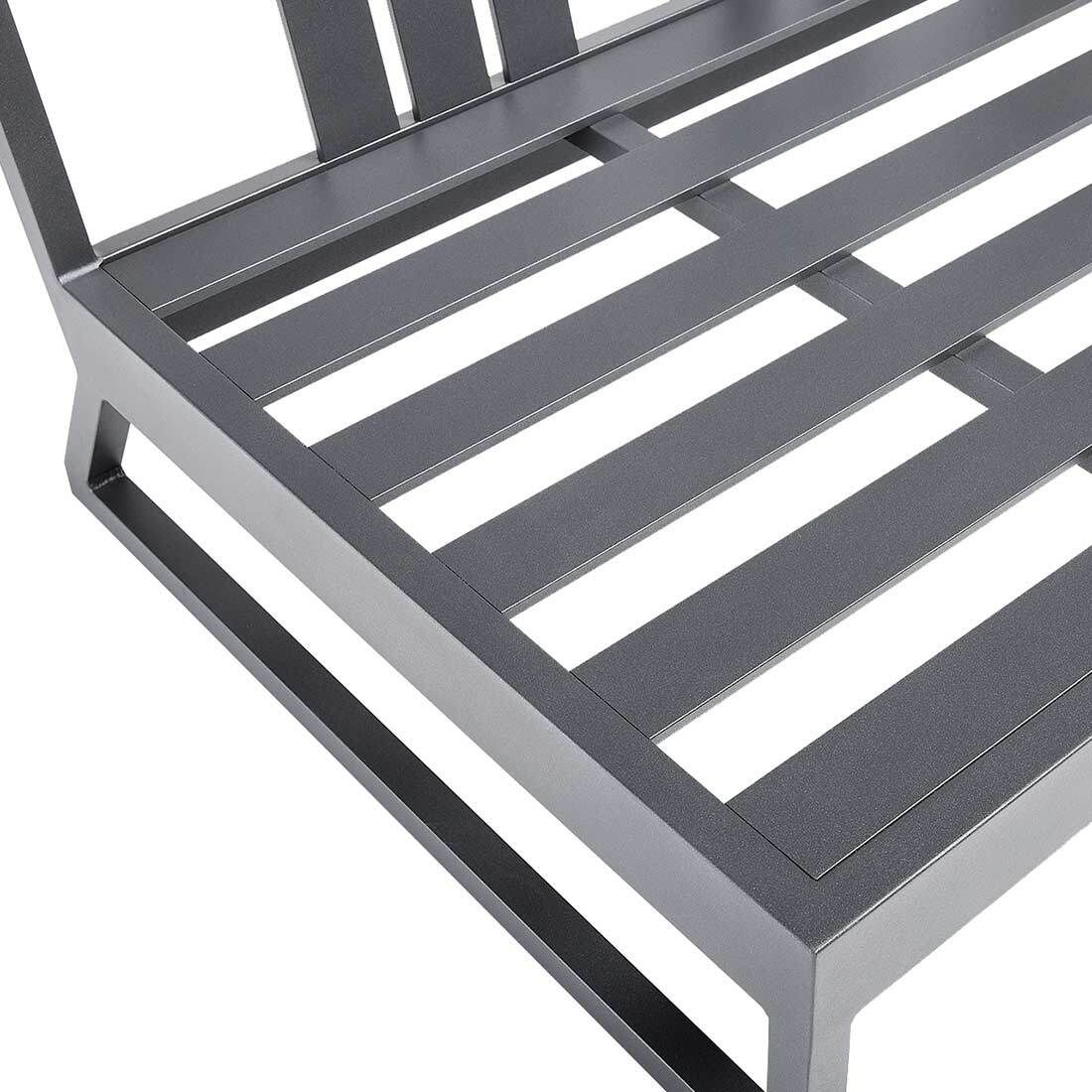 Kettler Ocean Skid Platform Gartenloungesofa Aluminium/Agora