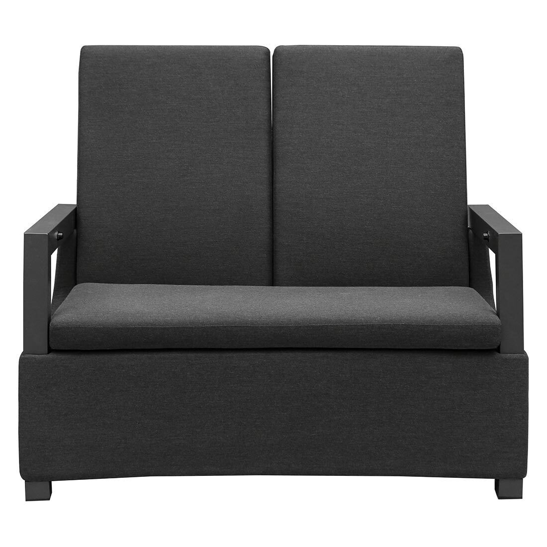 OUTLIV. Malaga Diningsofa verstellbar Aluminium/Sunbrella