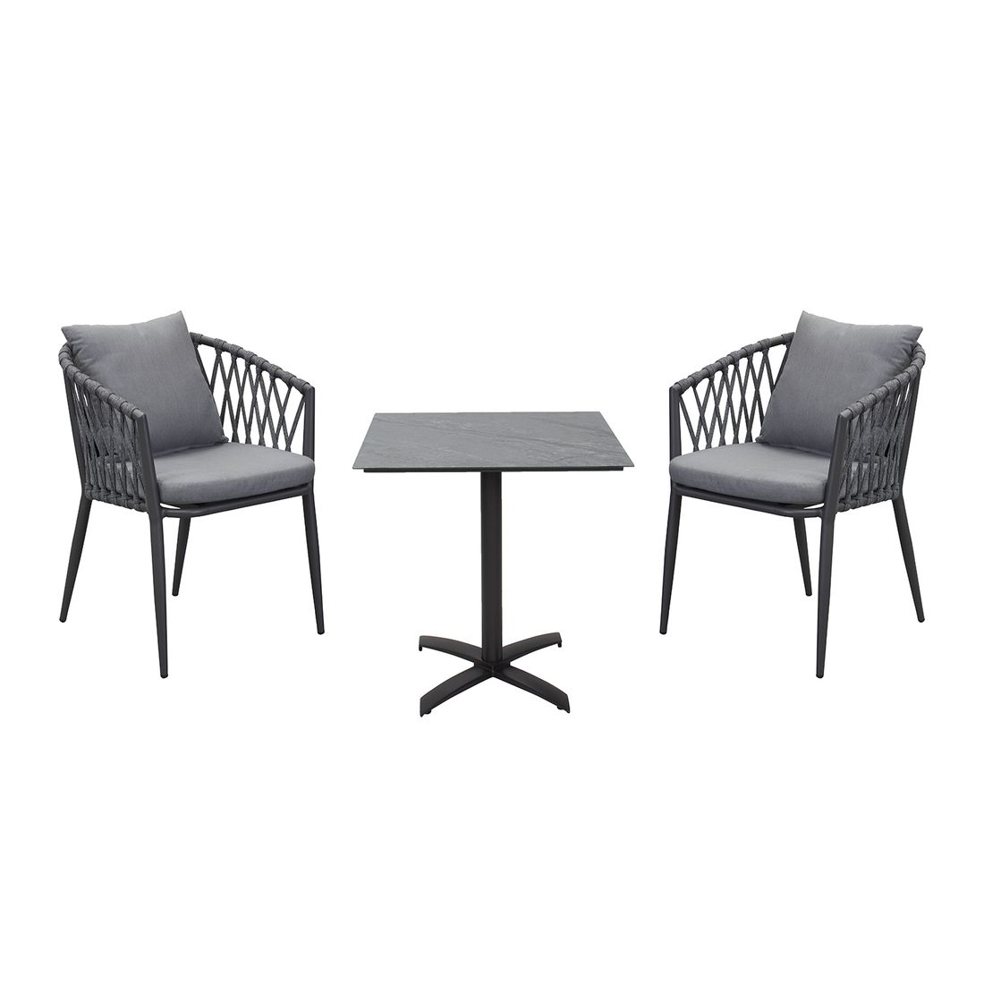 LC Garden Sunrepo Gartenmöbel-SetS (2 Plätze) Tisch 70x70cm