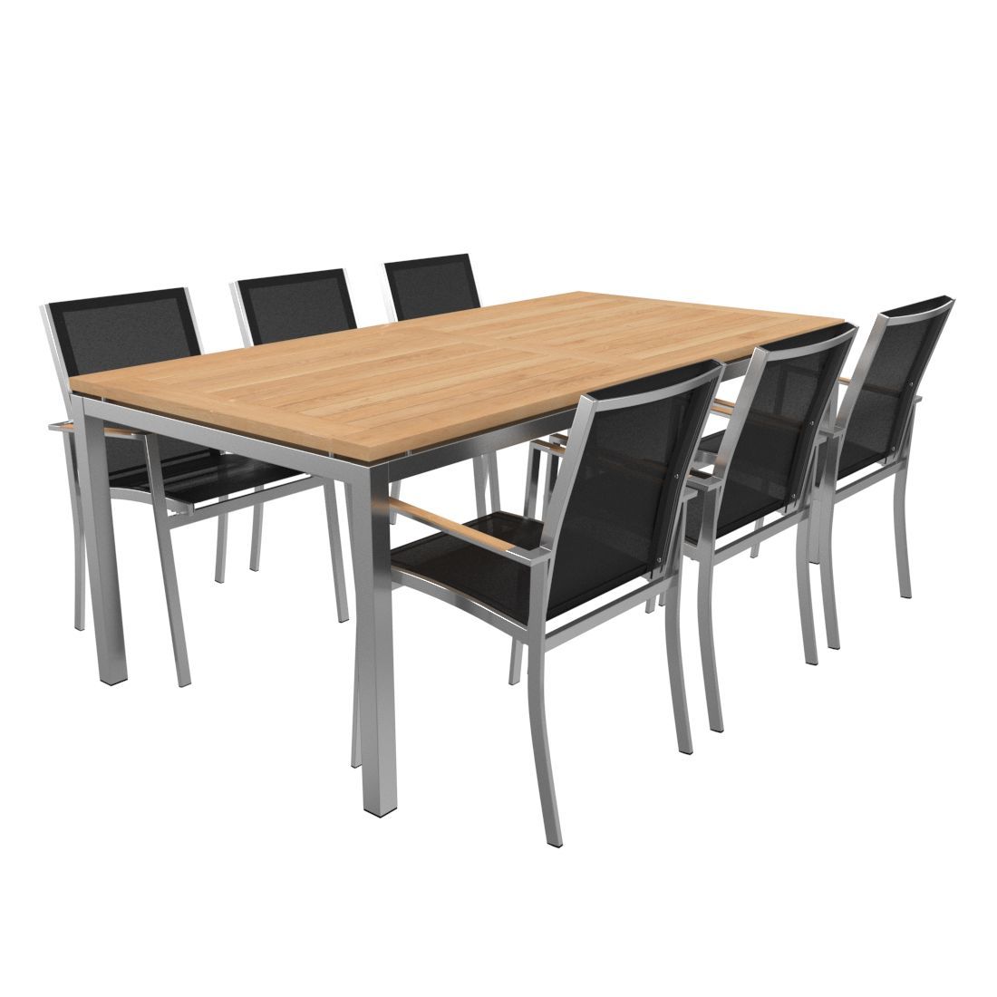 OUTLIV. Oviedo Gartenmöbel-Set L (6 Plätze) Tisch 200x100cm