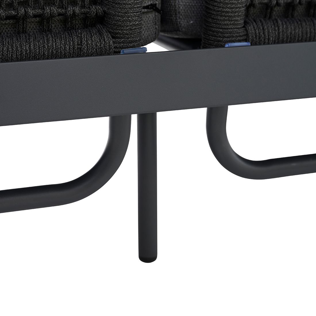 Siena Garden Cortina Gartenloungesofa verstellbar Aluminium/Rope/Polypropylen