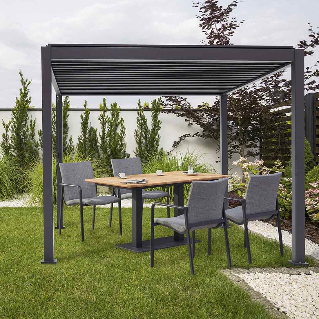 Best  Cadiz Gartenpergola 360x360cm Aluminium