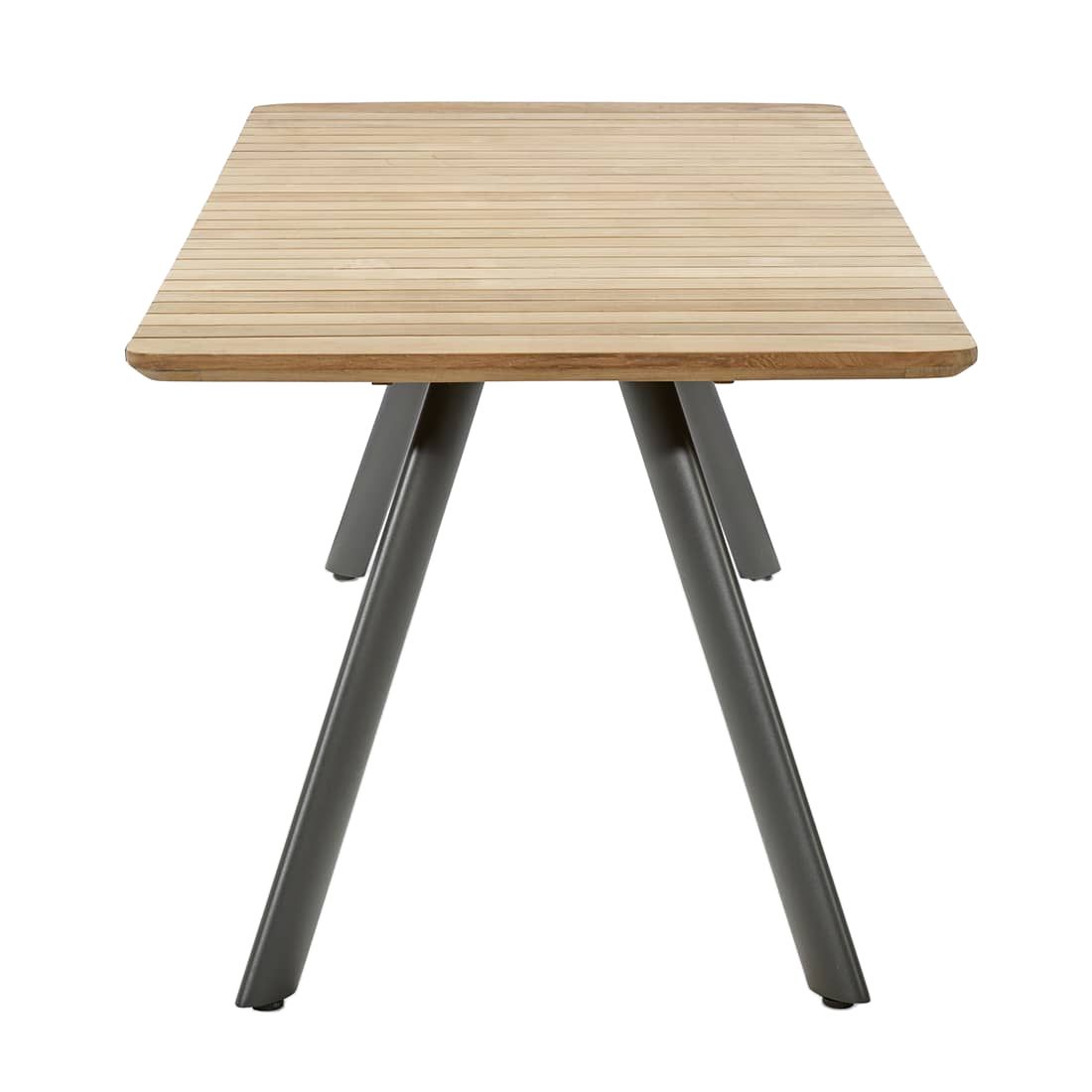 Musterring Schweden Gartentisch 200x95cm Aluminium/Teak
