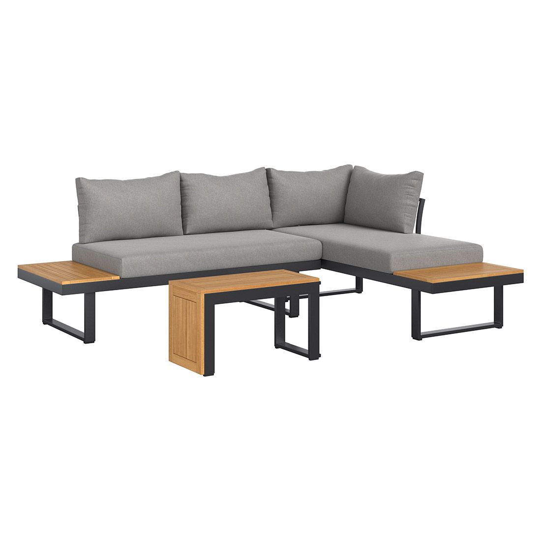 OUTLIV. Alpha Ecklounge inkl. Loungetisch Aluminium/Polyester