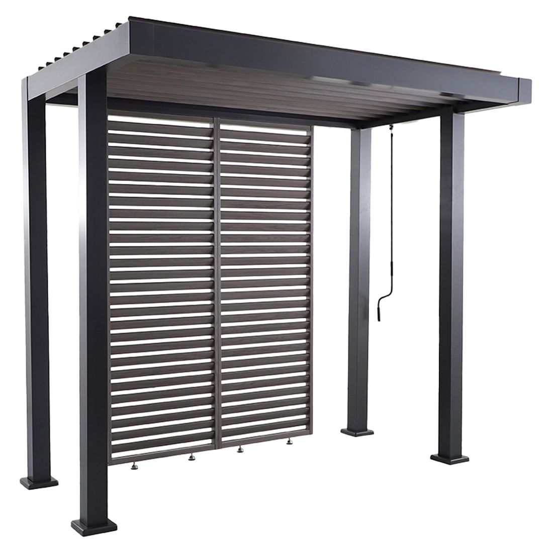 MWH Grillzebo Terrassenüberdachung 259,5x154x240cm