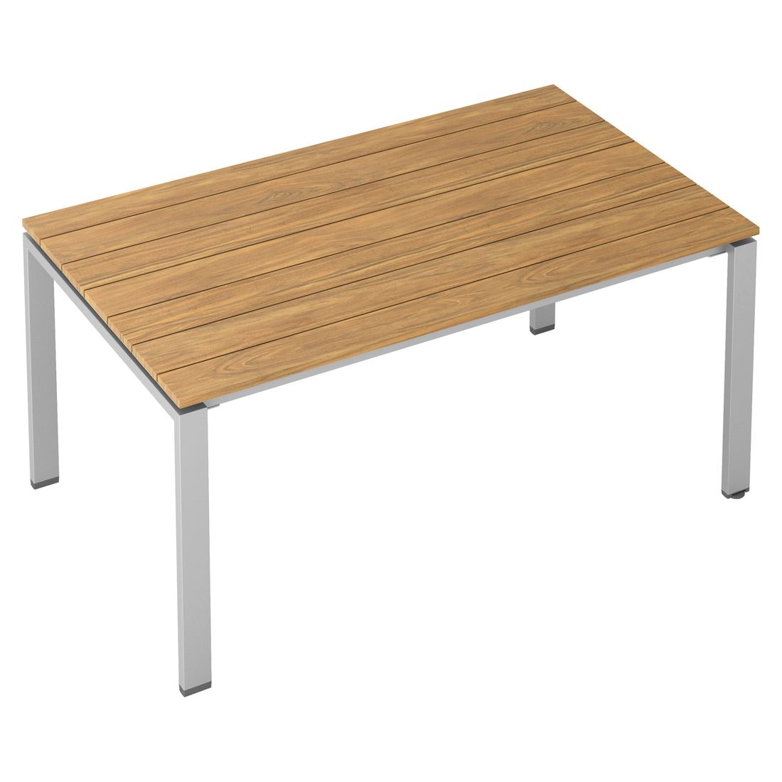 Kettler Float Gartentisch Aluminium/Teak