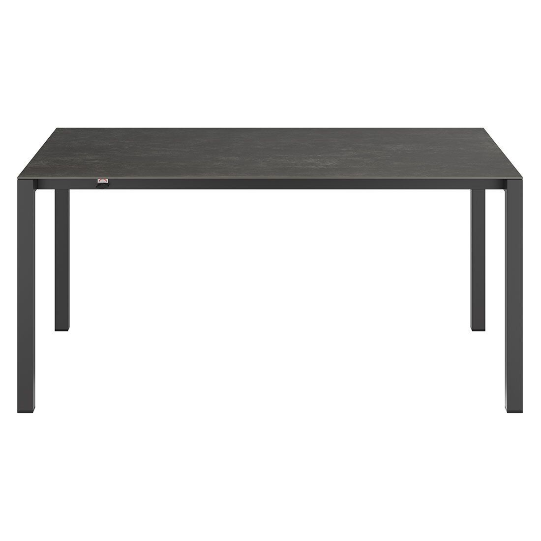 OUTLIV. Ausziehtisch 160/217/267x92cm Edelstahl/Glaskeramik