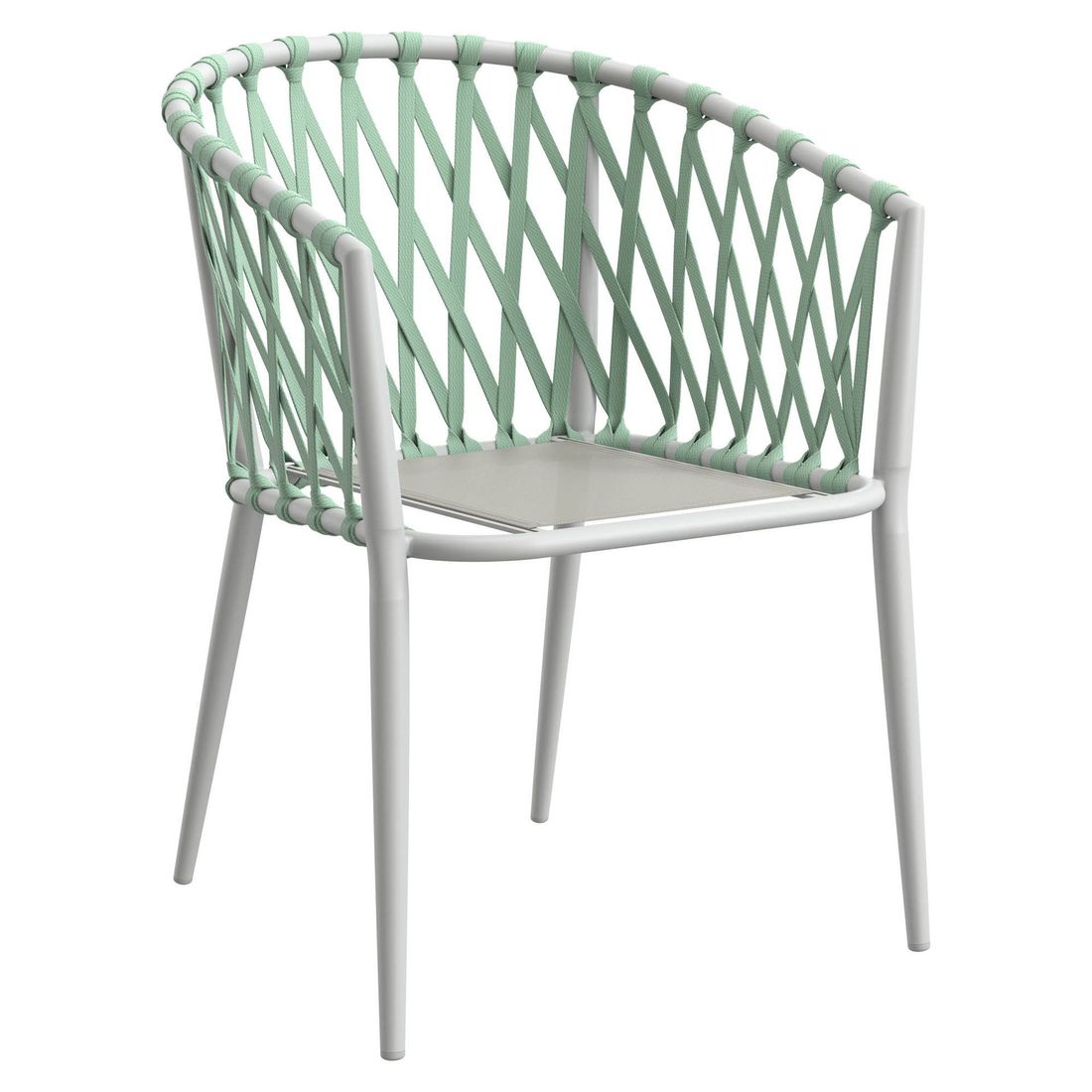 LC Garden Sunrepo Stapelsessel Aluminium mit Sitz- und Rückenkissen