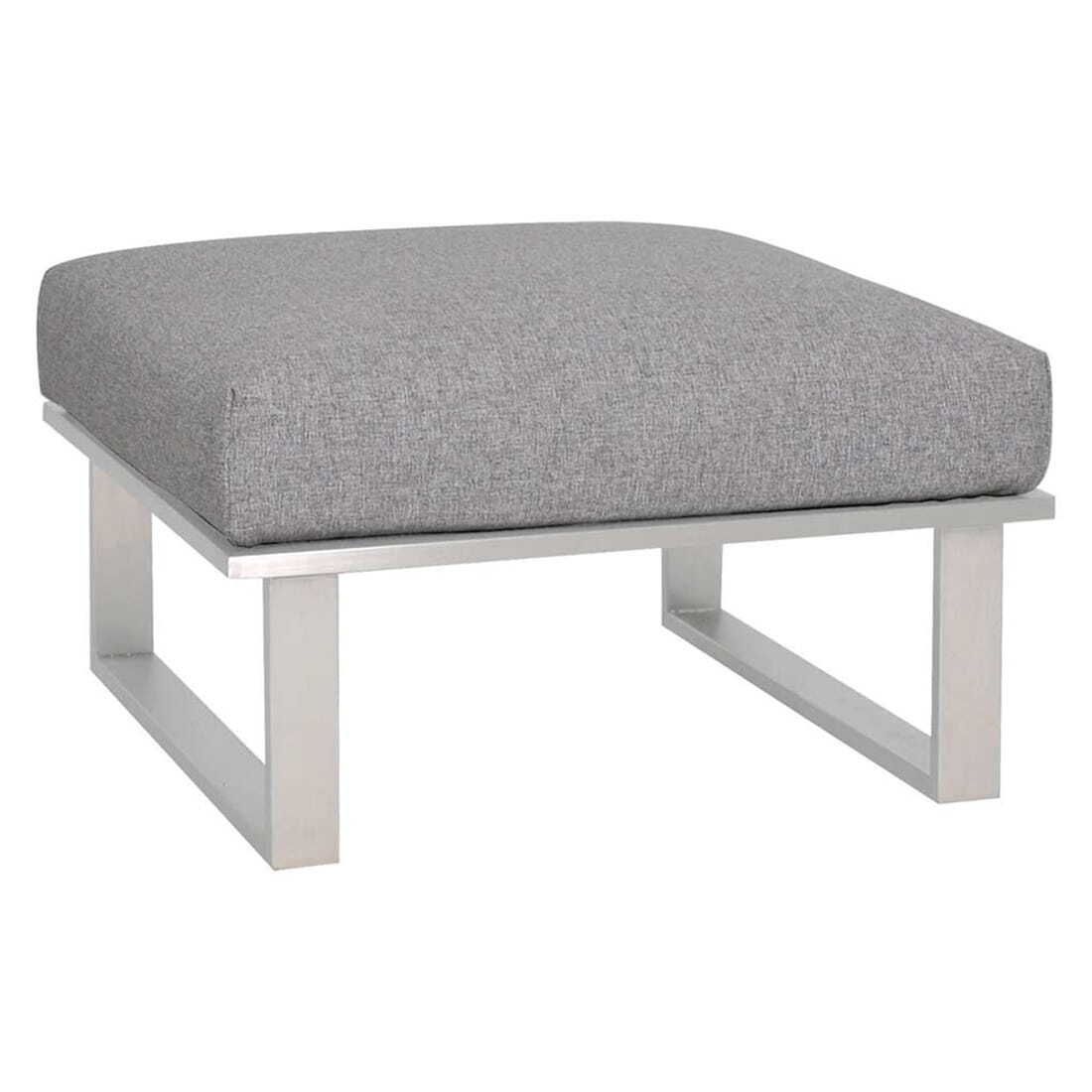 Zebra Belvedere Ecklounge inkl. Loungetisch Edelstahl/Olefin