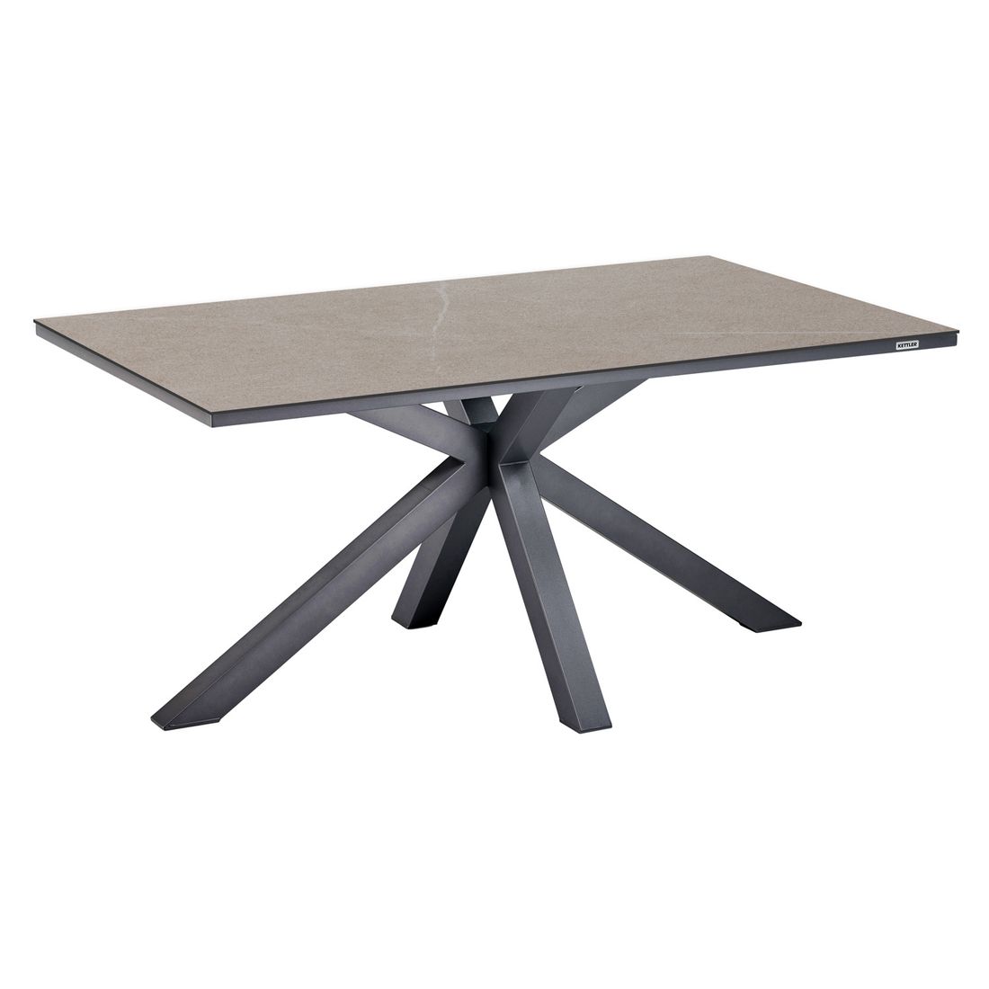Kettler Cubic Gartentisch 160x95cm Aluminium/Dekton