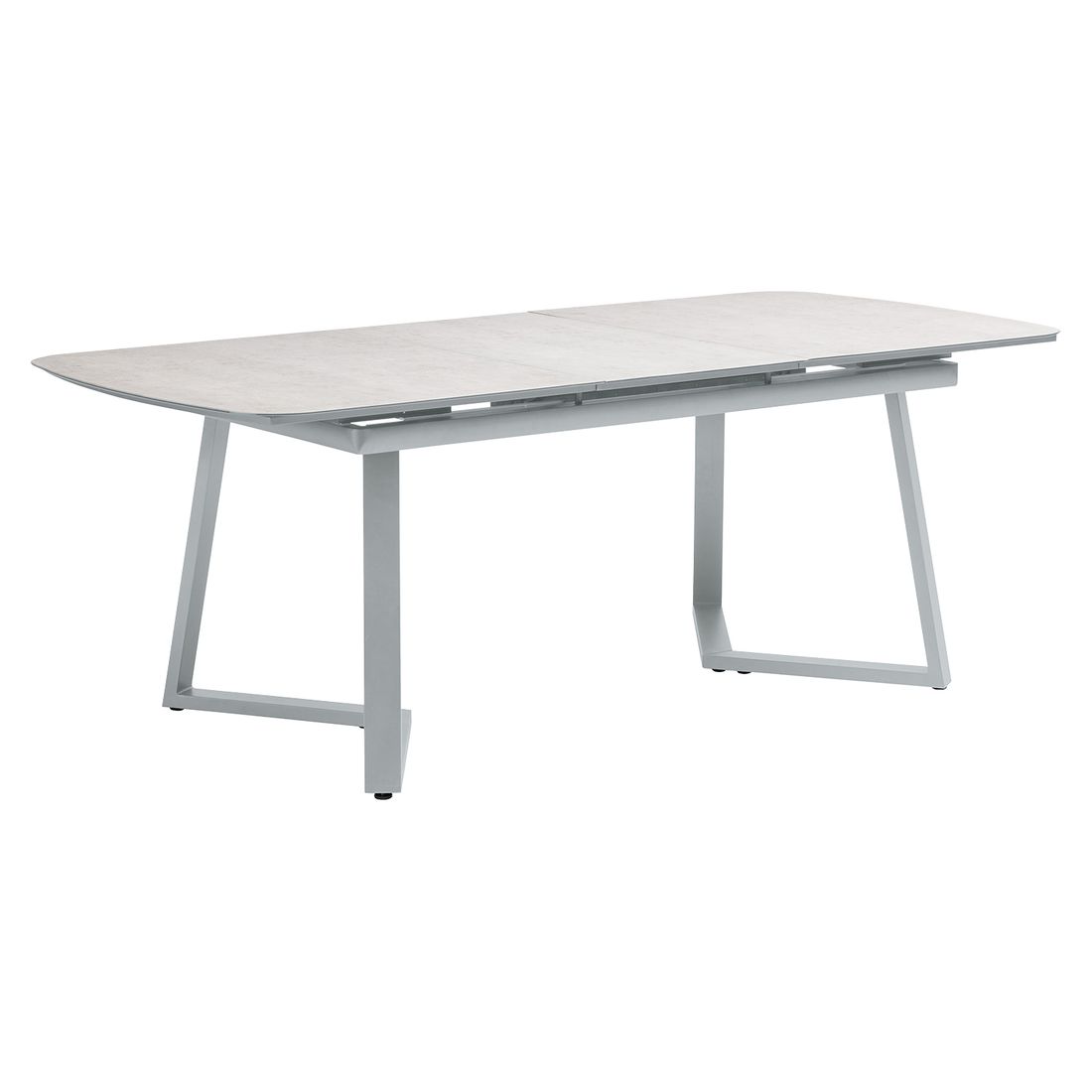 Kettler Ausziehtisch 200/260x100cm Aluminium/Glaskeramik