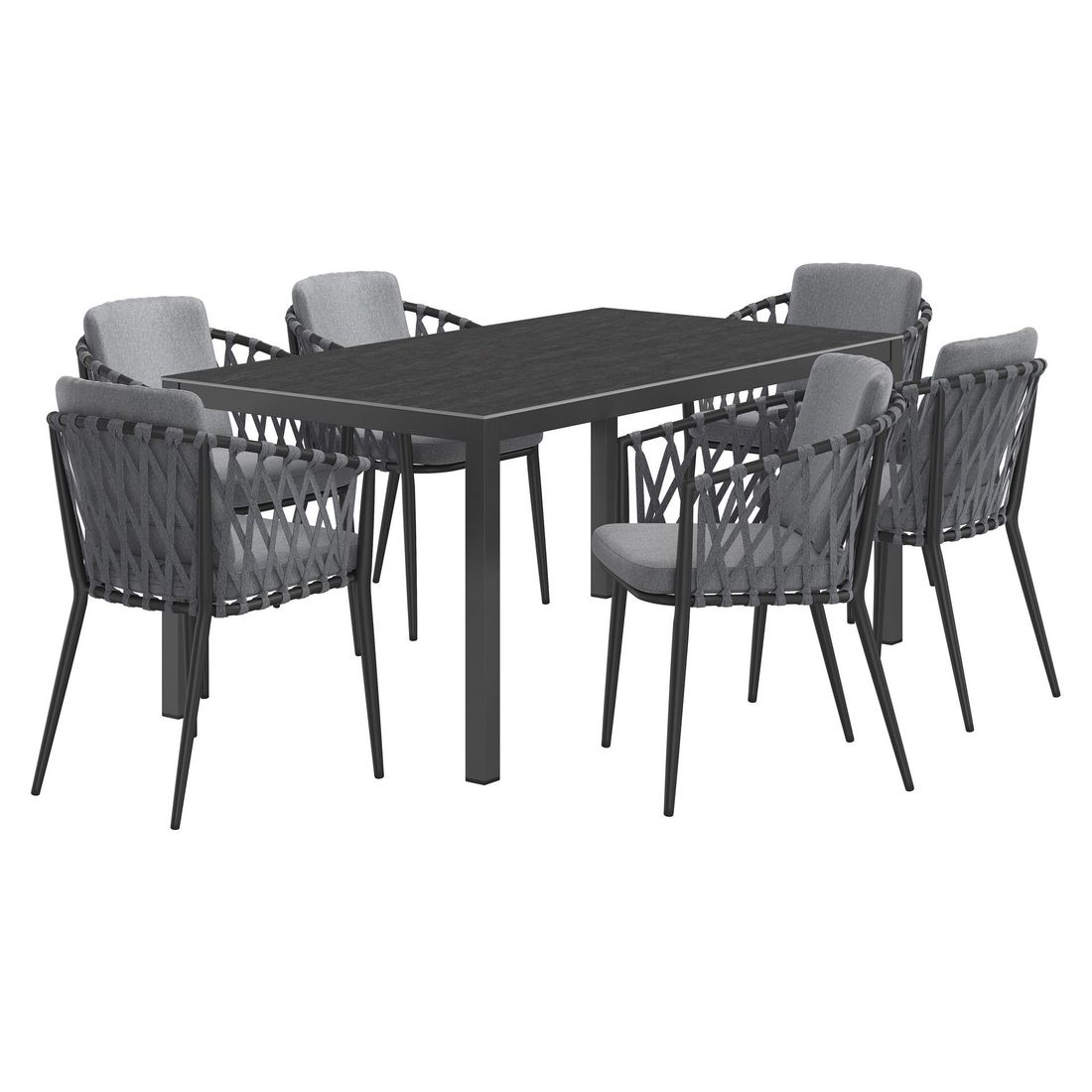 OUTLIV. Cairns Gartenmöbel-Set Tisch 160x90 cm