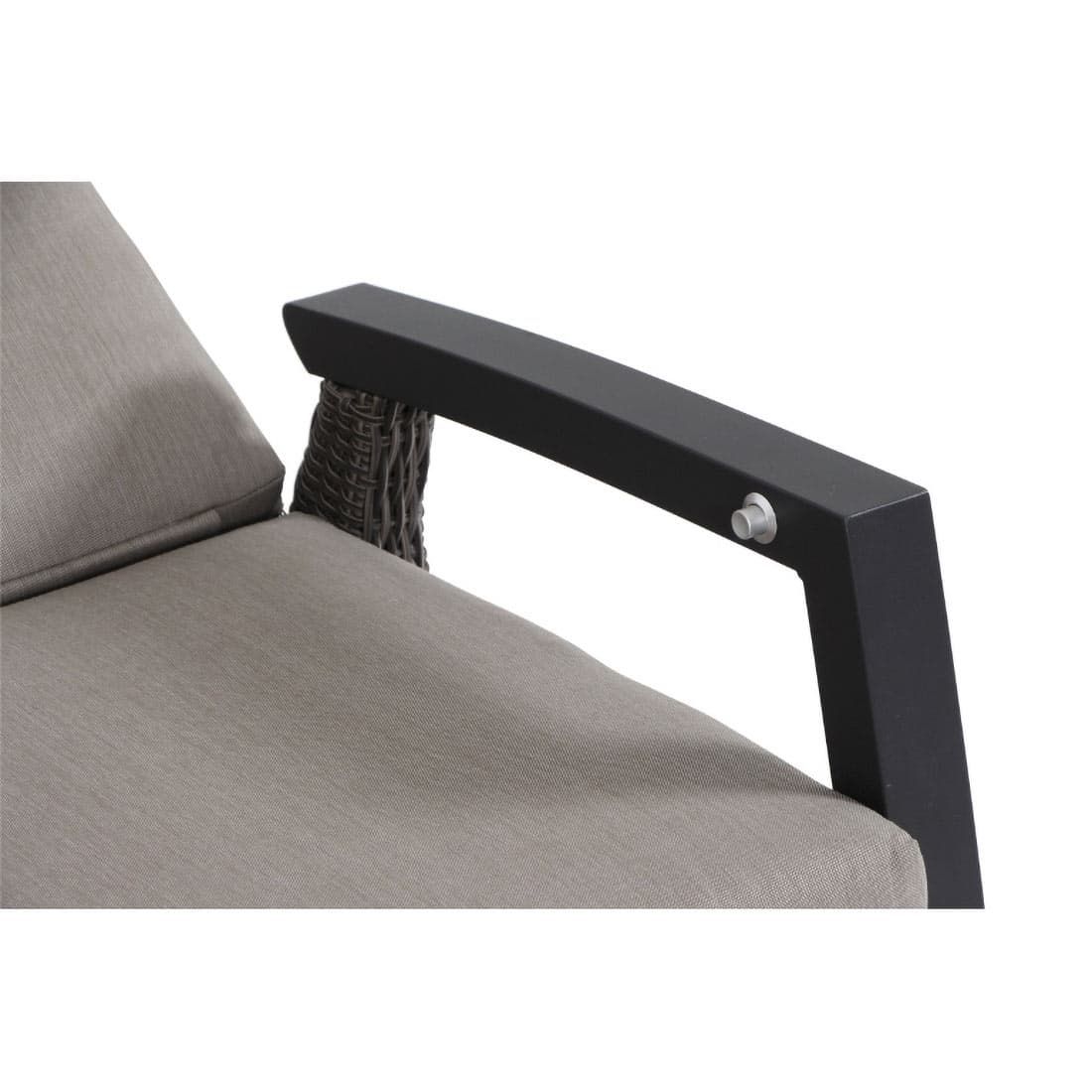 Siena Garden Corido Diningsofa verstellbar Gardino-Geflecht/Polypropylen