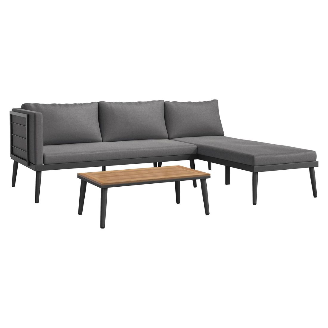 OUTLIV. India Ecklounge inkl. Loungetisch Stahl/Polypropylen