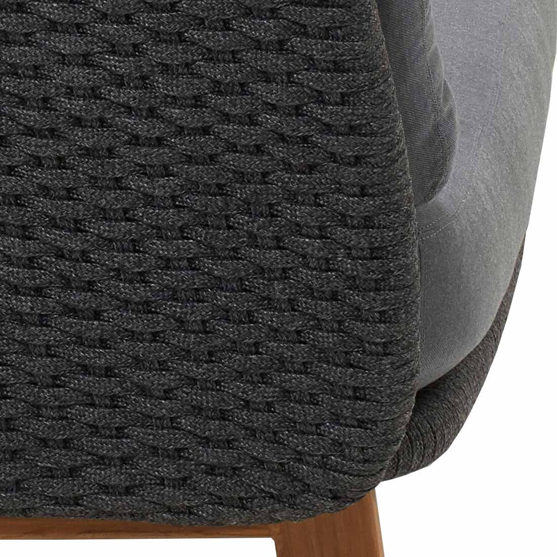 Cane-Line Peacock Wing Gartenloungesofa Teak/Rope/Acryl
