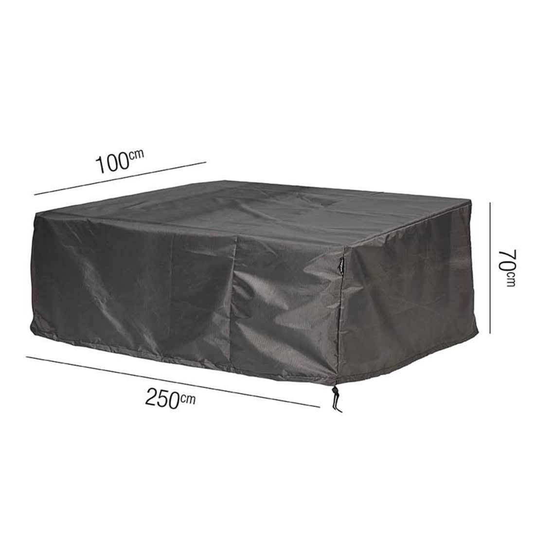 AeroCover Schutzhülle für Loungesofa/2 Loungesessel 250x100x70cm