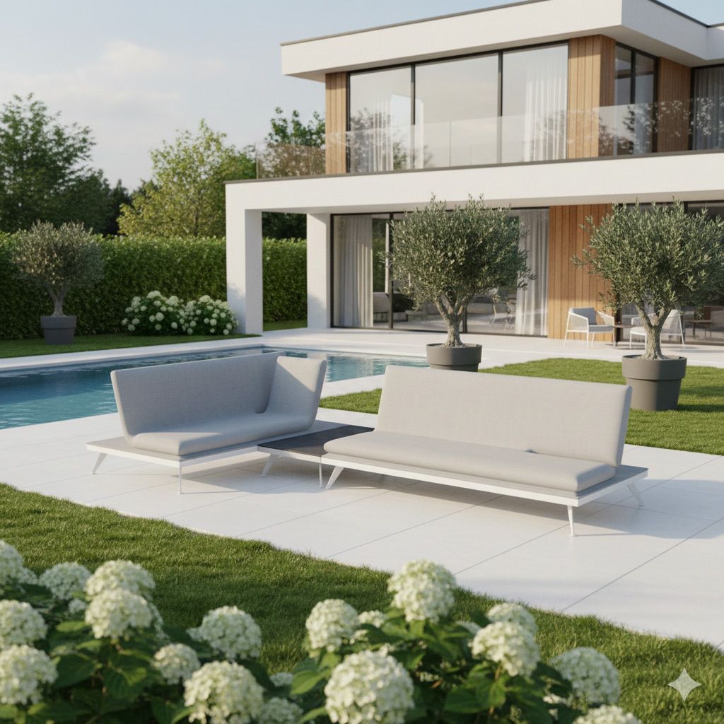 Best Beyond Babylon Loungetisch 120x70x28cm Edelstahl/HPL