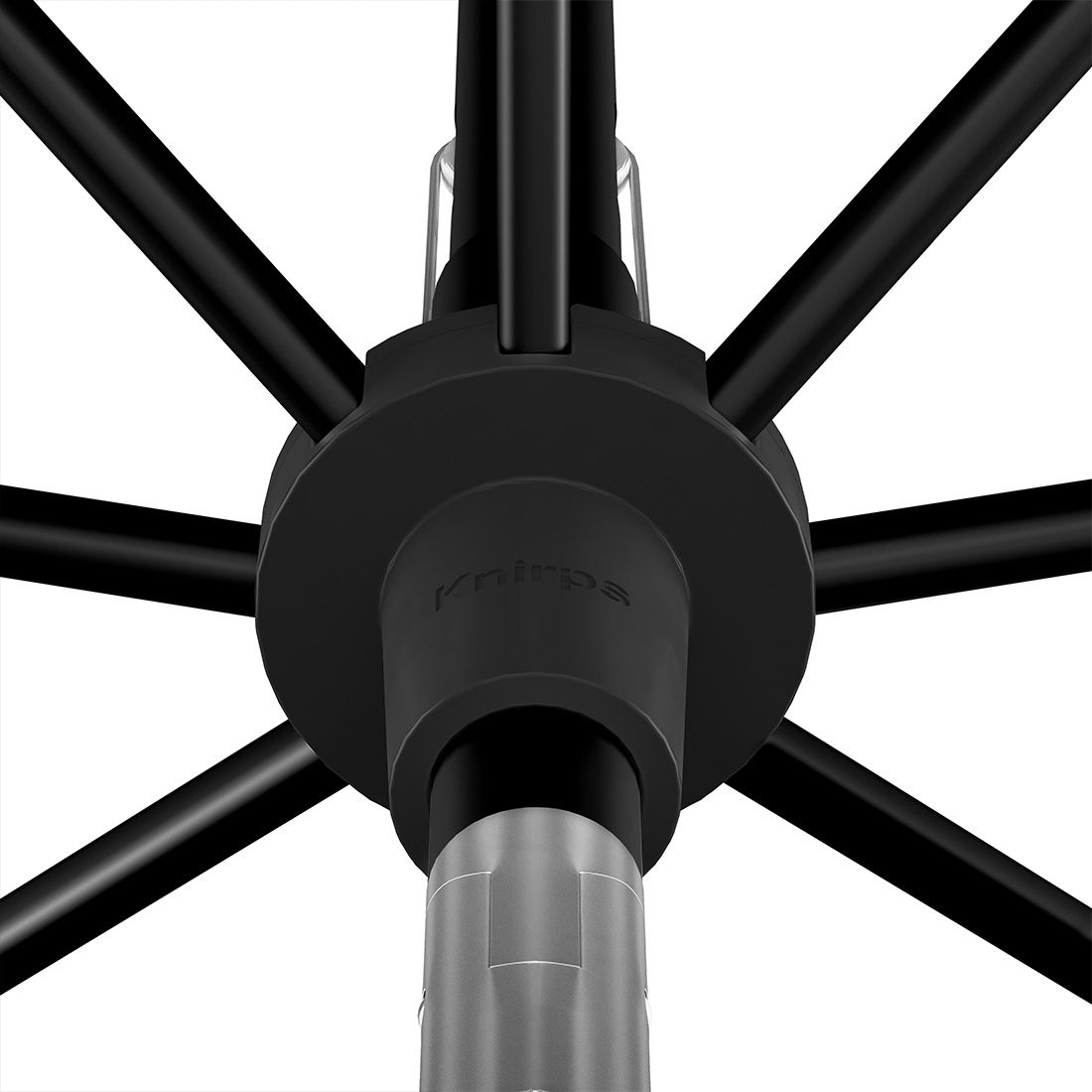 Knirps Apoll Black Edition 240x240 cm mit Kurbel und HV