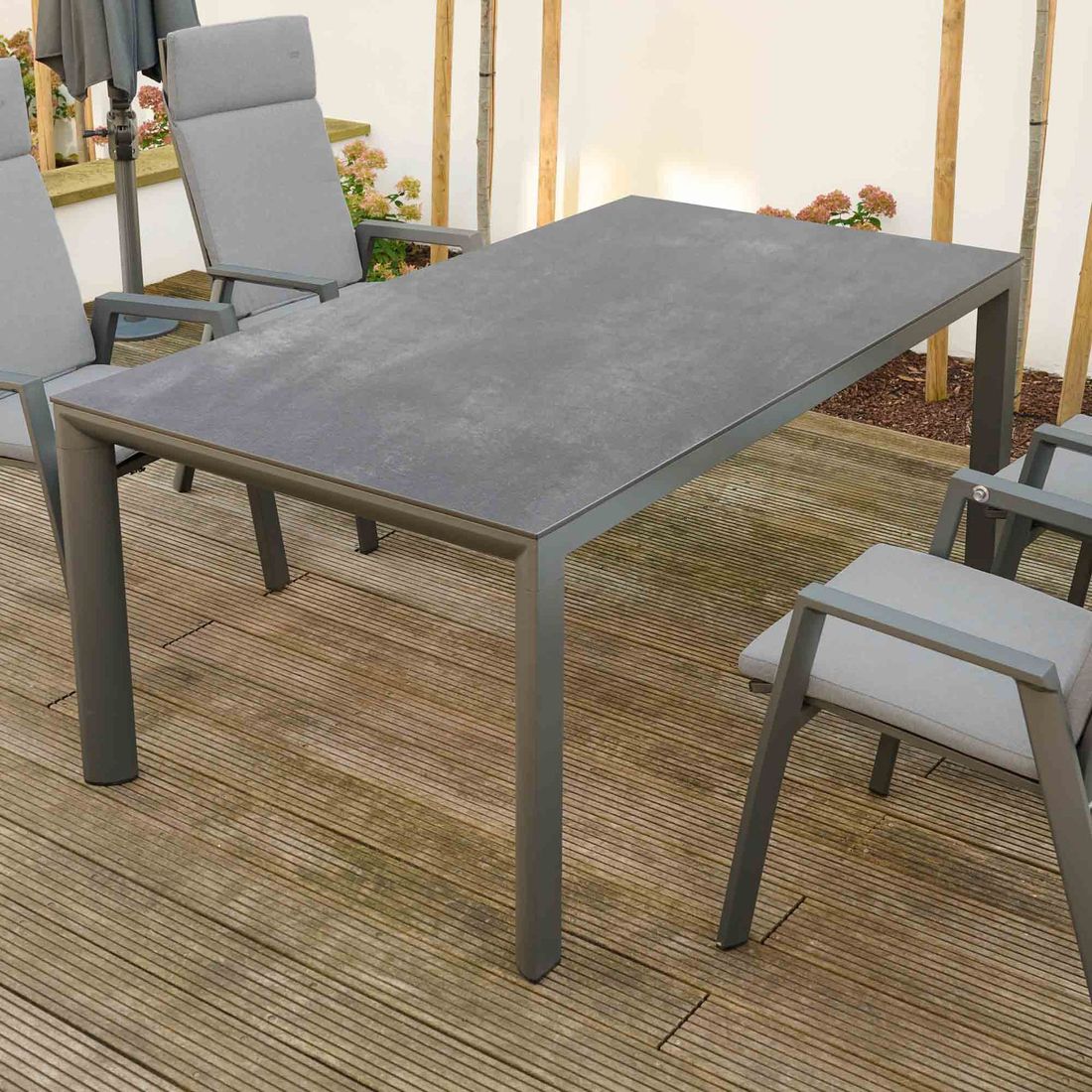 Siena Garden Silva Gartentisch Aluminium/HPL