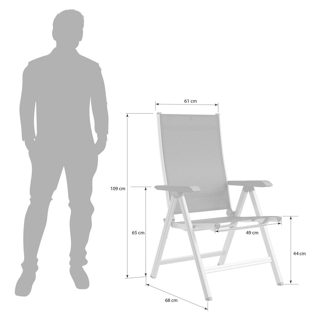 Kettler Basic Plus Gartenmöbel-Set XXL (10 Plätze) mit OUTLIV. Tisch 200/320x100,5cm