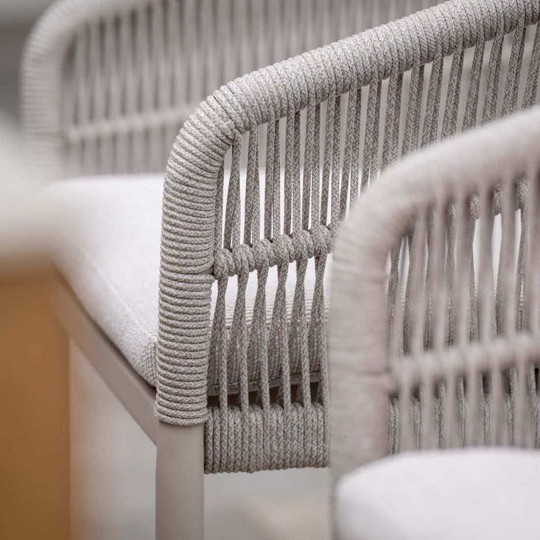 Stern Jella Stapelsessel Aluminium/Rope/Outdoorstoff