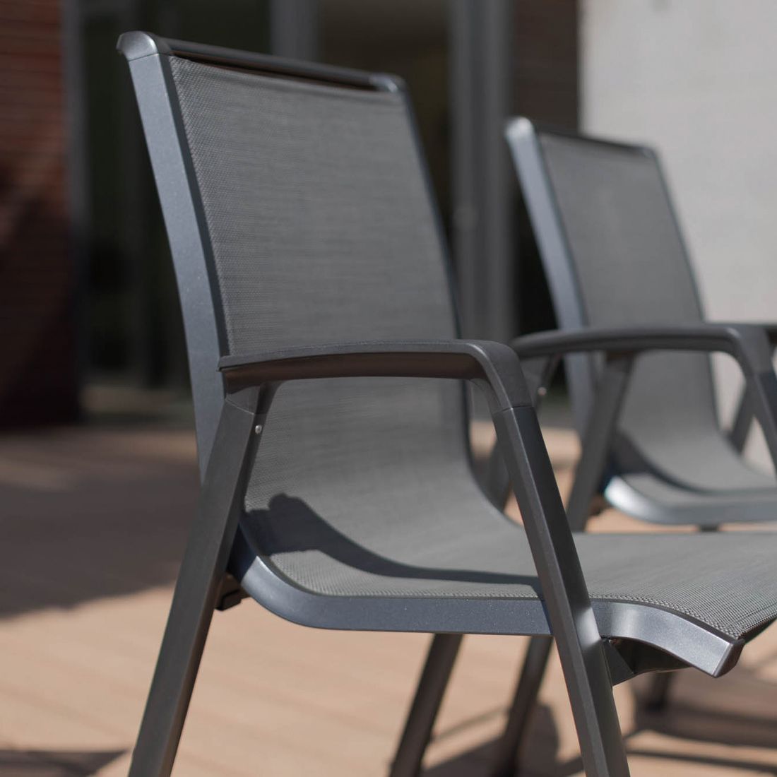 Kettler Forma II Stapelsessel Aluminium/Textilene