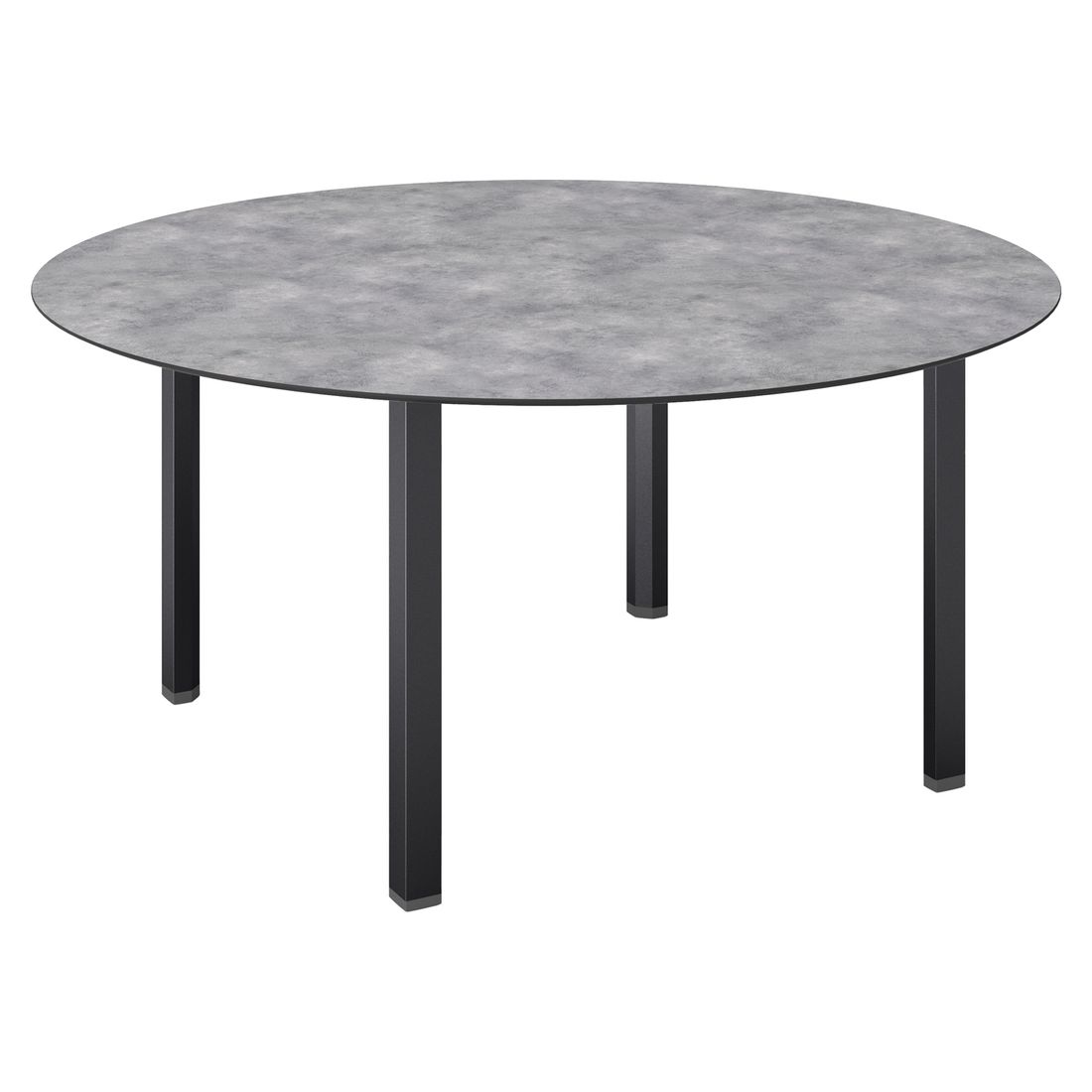 Kettler Cubic Gartentisch Ø160cm Aluminium/HPL