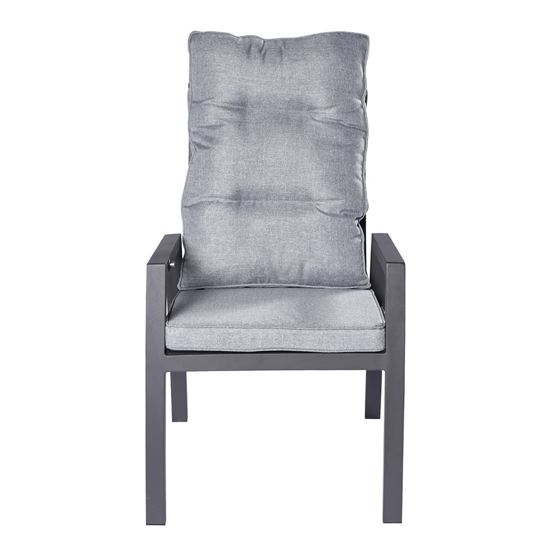 LC Garden Bondino II Gartensessel verstellbar Aluminium mit Sitz- und Rückenkissen