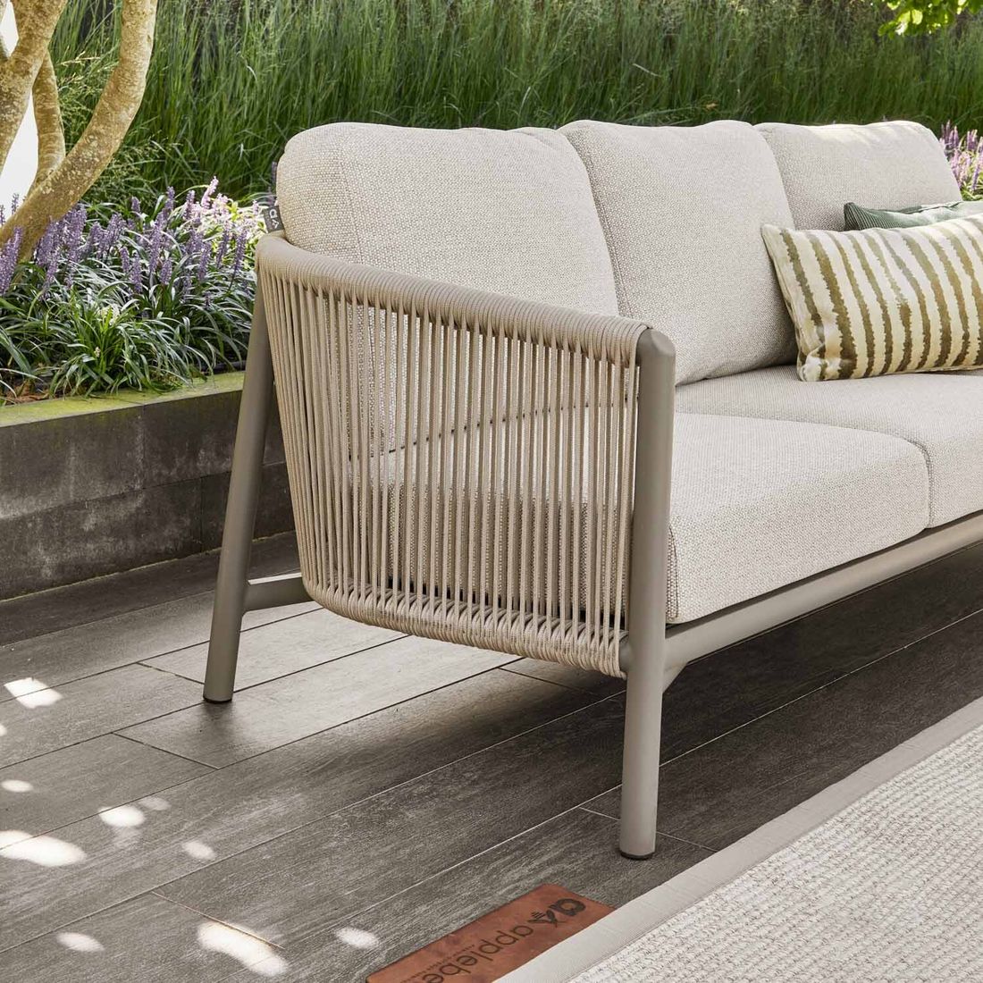 Apple Bee Bora Bora Gartenloungesofa Aluminium/Rope/Bee Wett