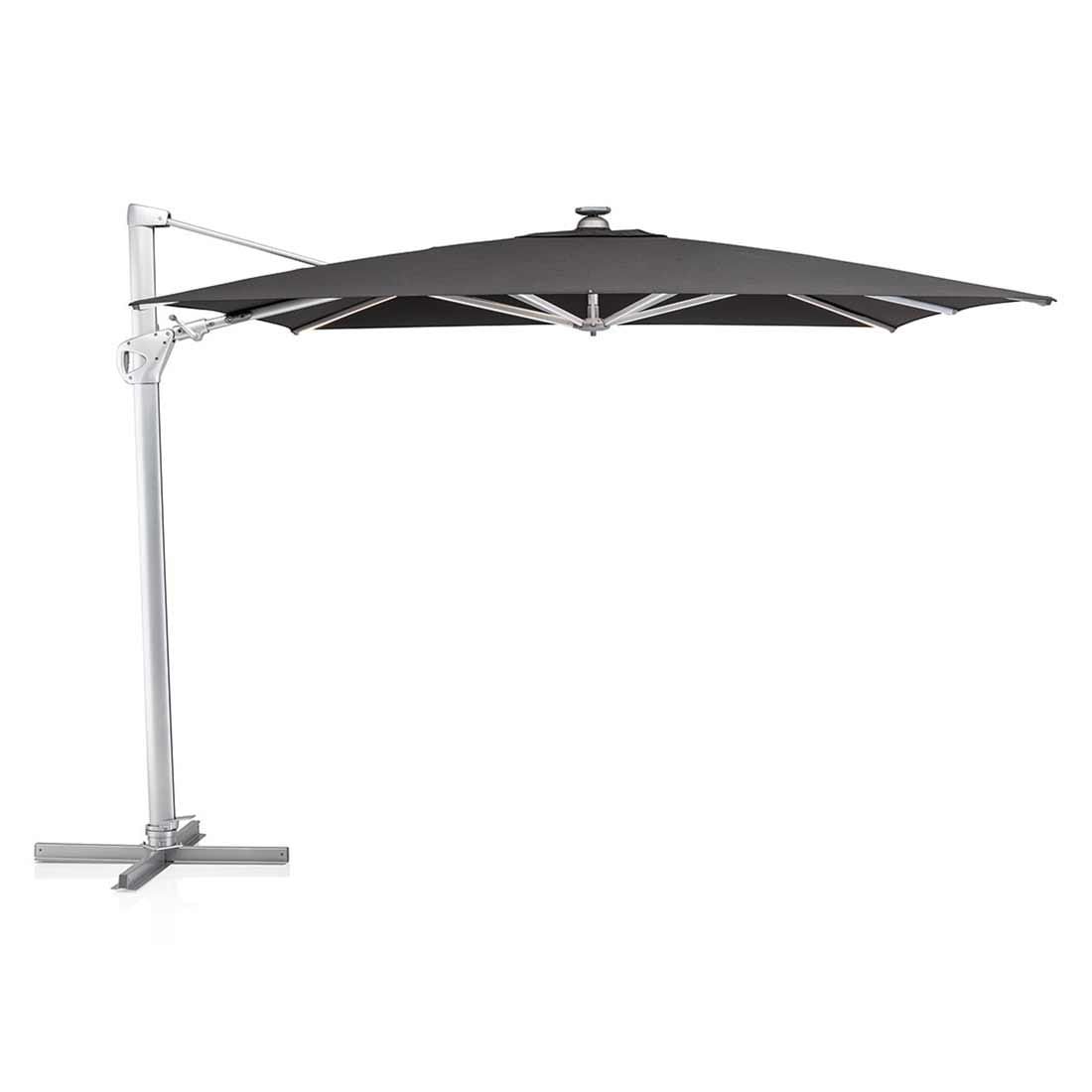 Kettler Easy Swing LED Ampelschirm 300x300cm Alu/Obravia