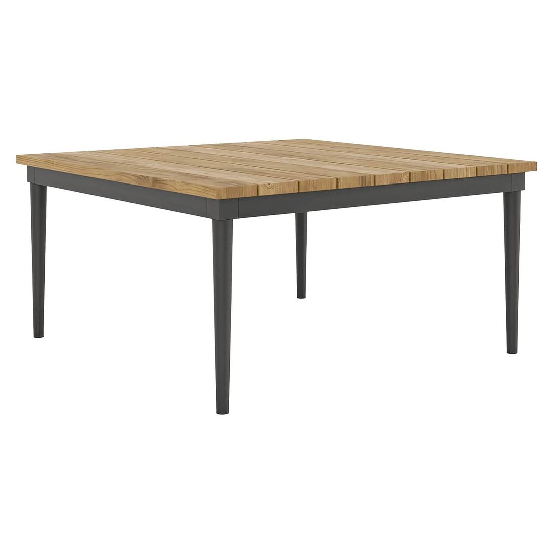 OUTLIV. Monet Loungetisch Aluminium/Teak recycelt