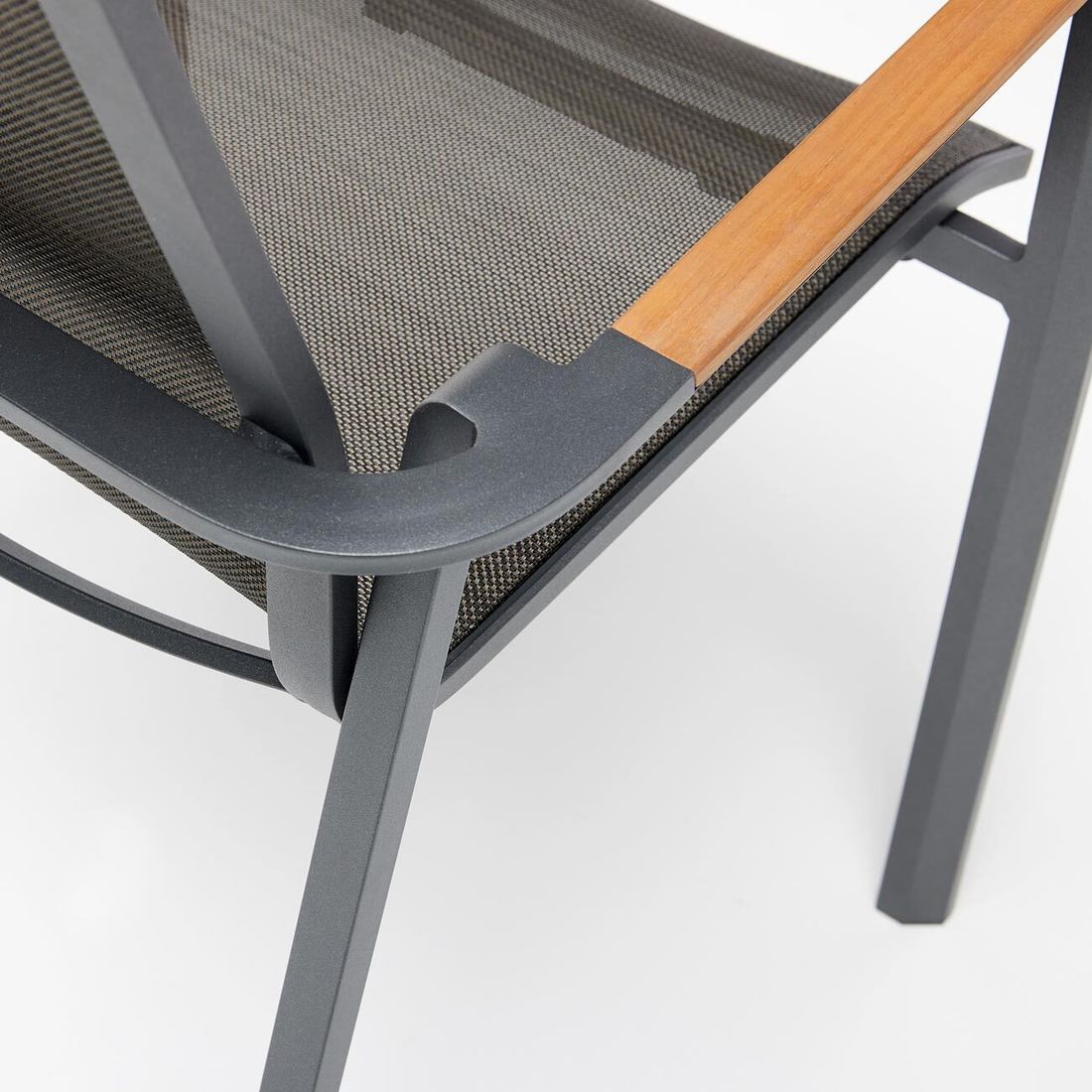 Kettler Sense Stapelsessel Hochlehner Aluminium/Outdoorgewebe