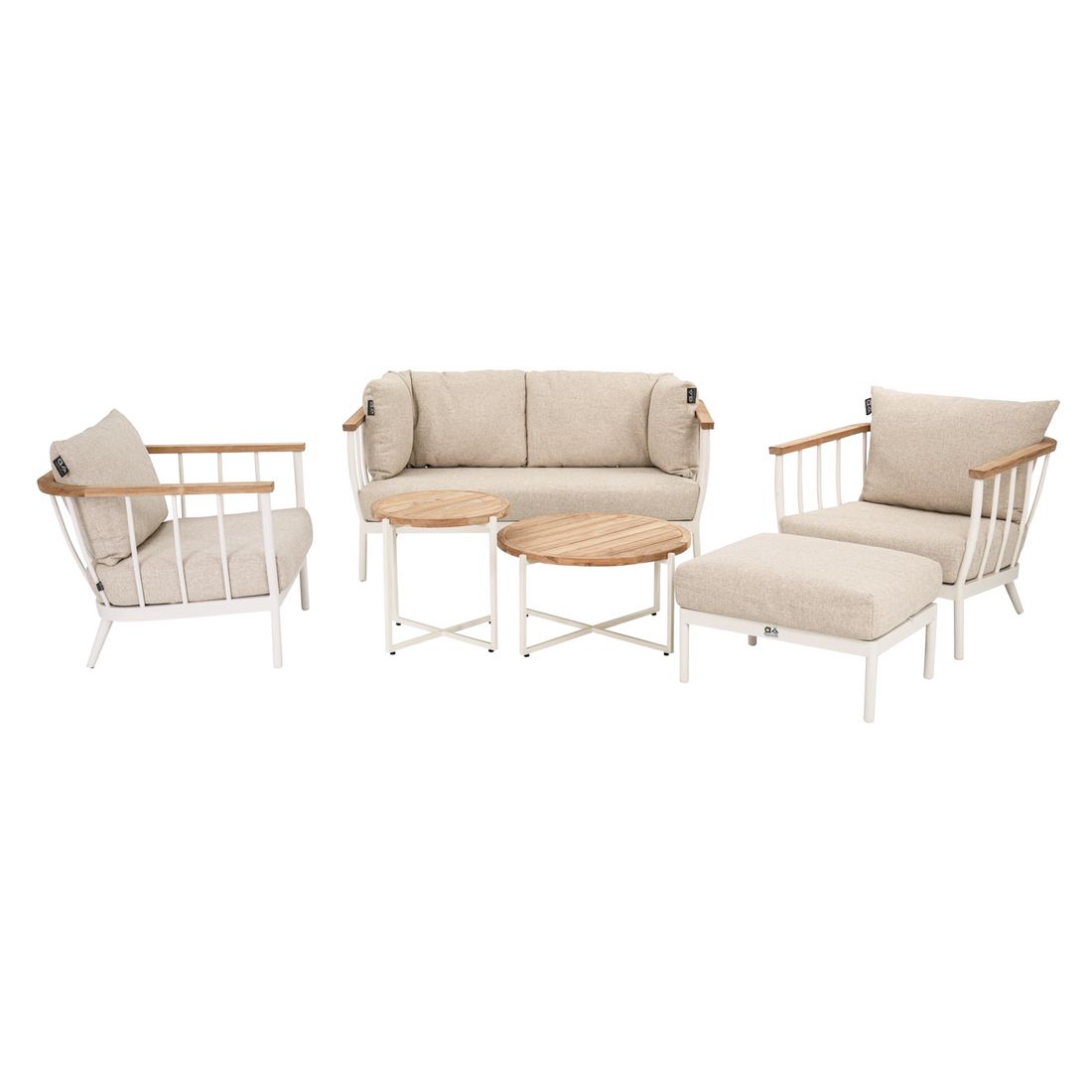 Apple Bee Condor Gartenloungesofa Aluminium/Bee Wett